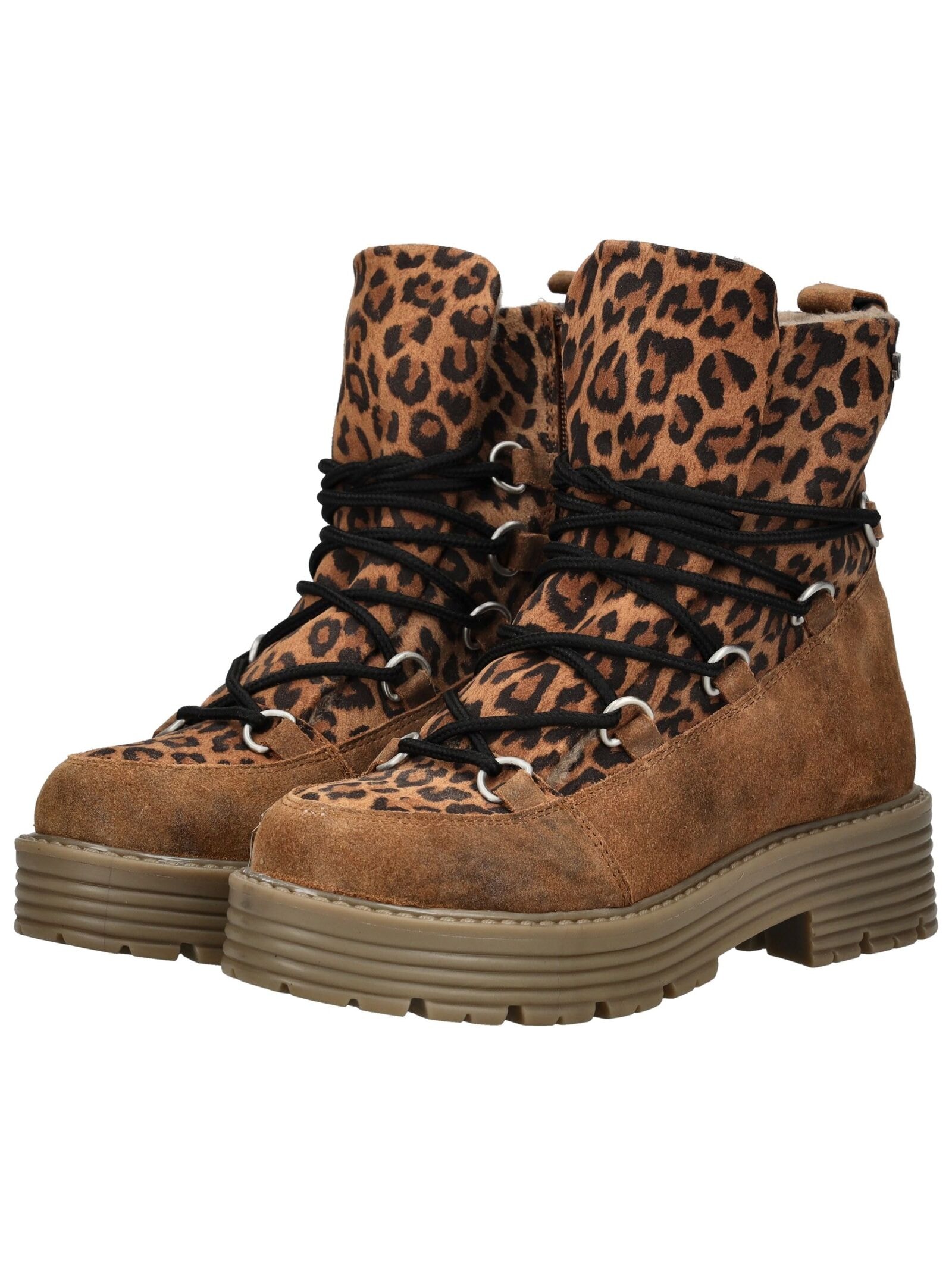 Lazamani Schnürstiefelette »Lazamani Stiefelette Veloursleder/Textil«