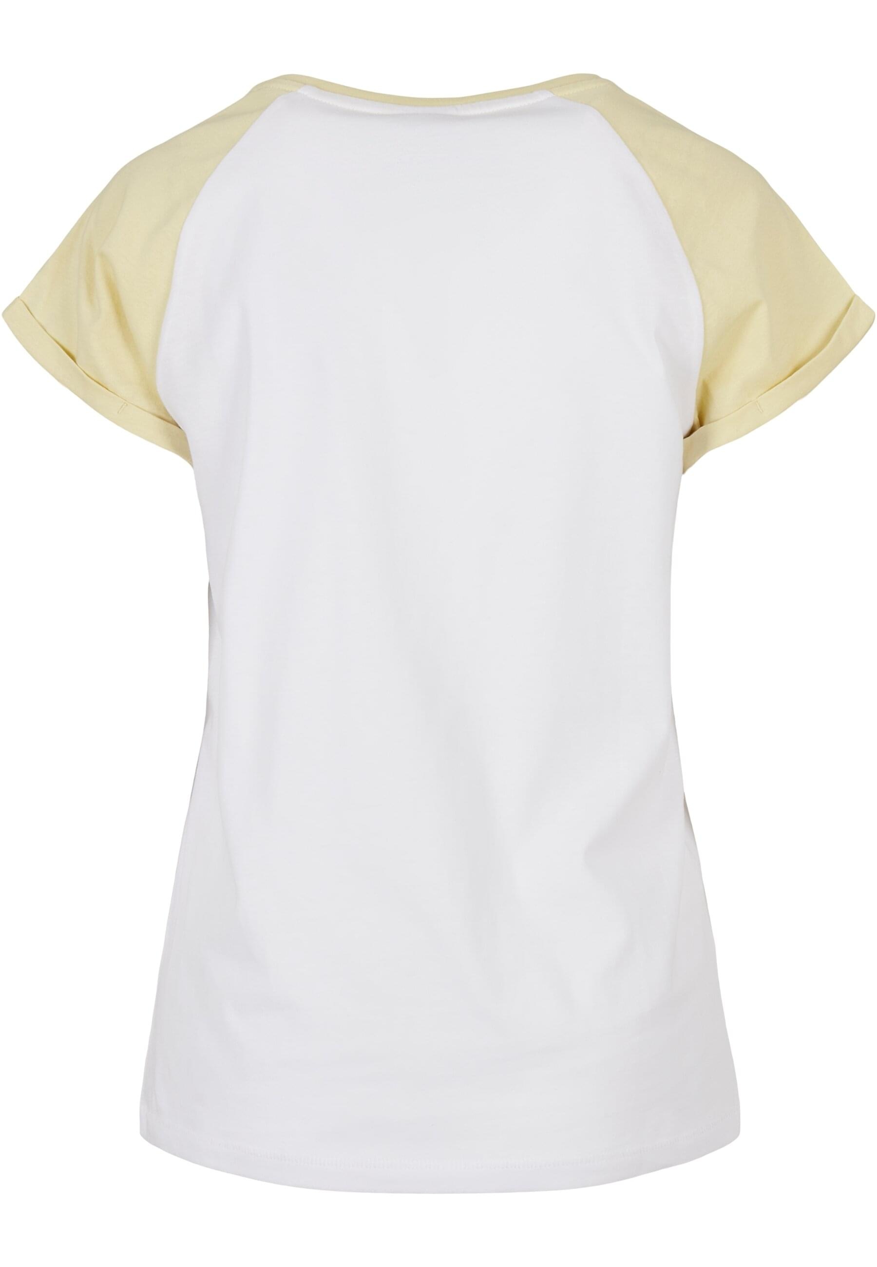 URBAN CLASSICS Kurzarmshirt "Urban Classics Damen Ladies Contrast Raglan Te günstig online kaufen