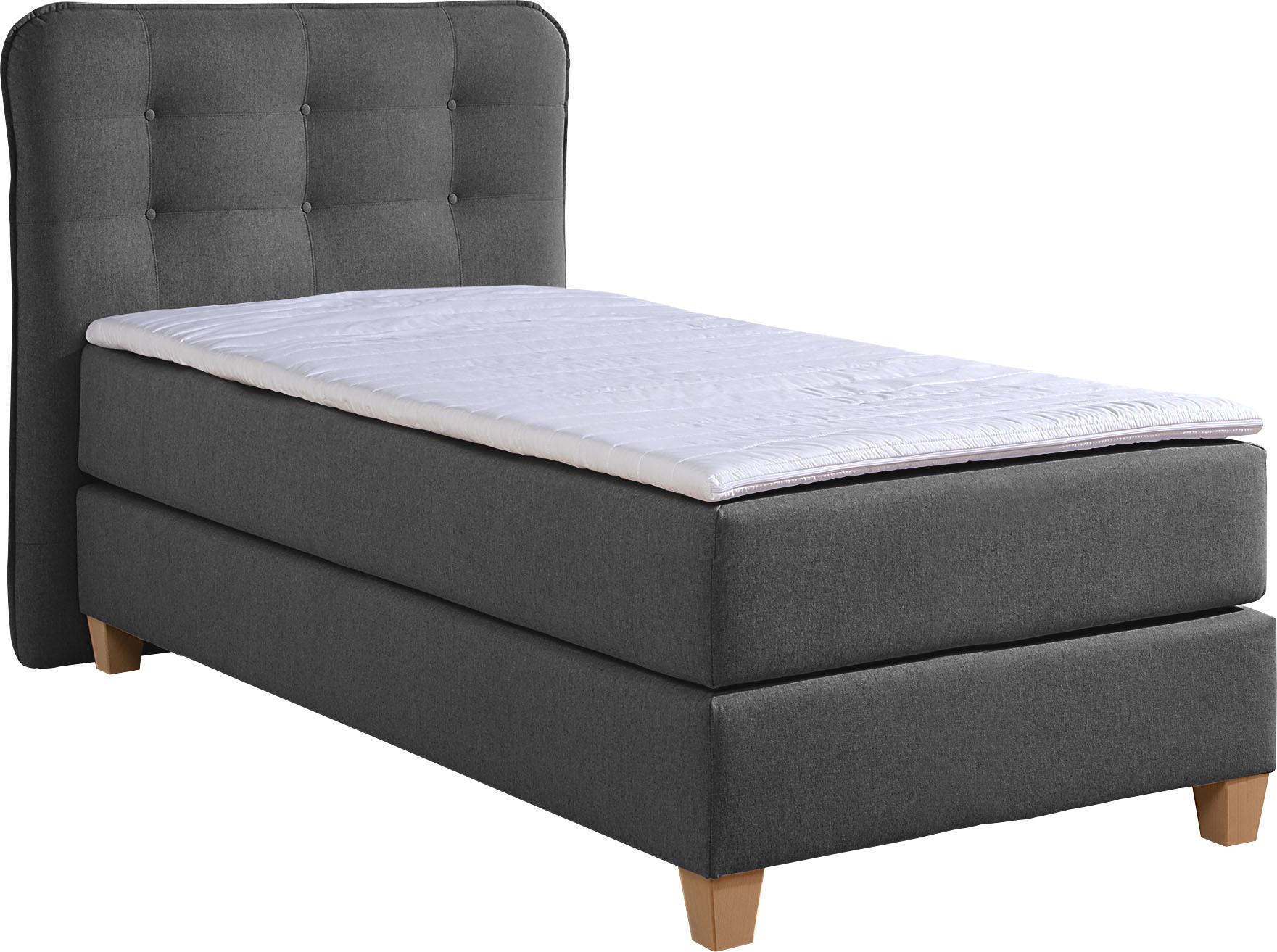 Thumbnail - Home affaire Boxspringbett, inklusive Komfortschaum-Topper