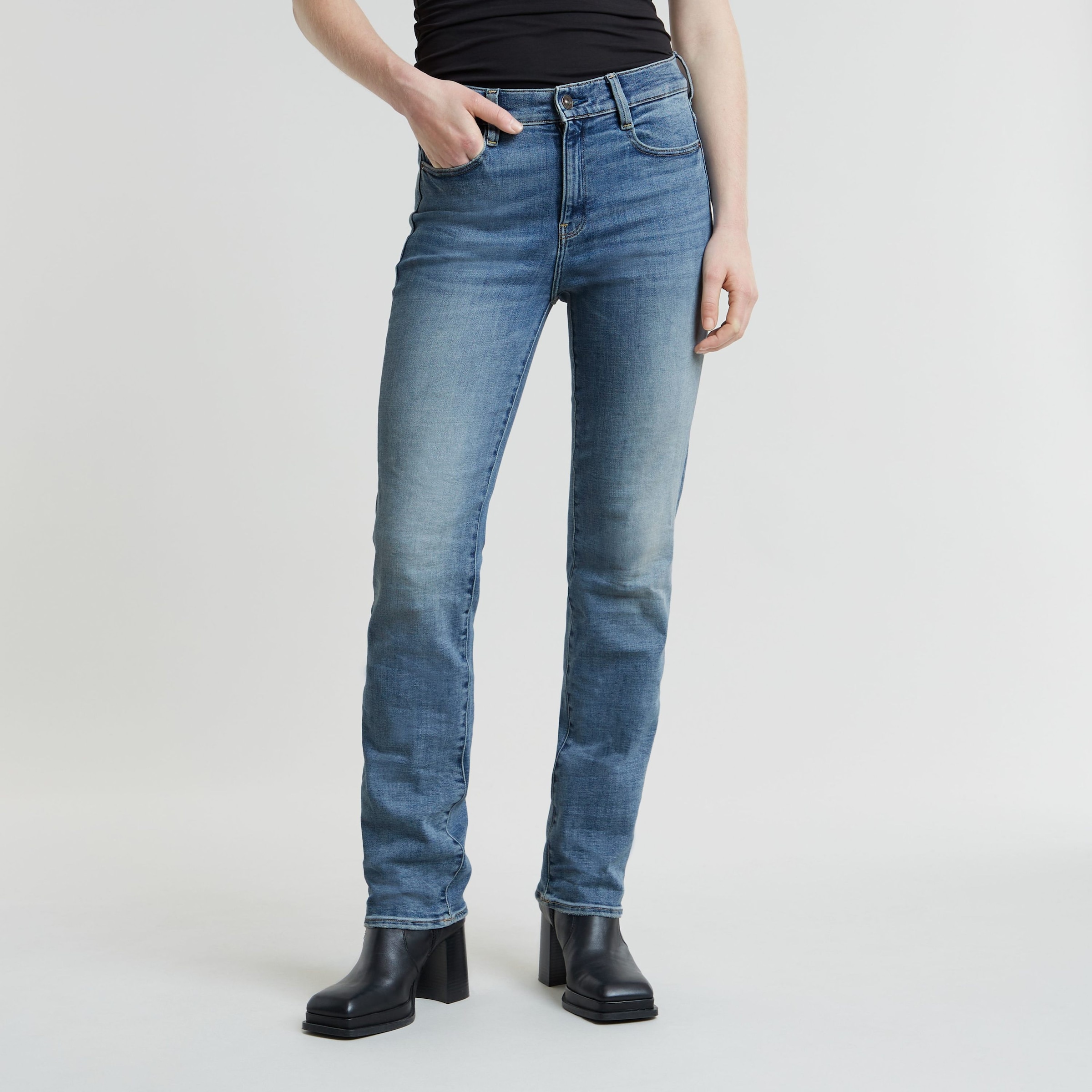 G-STAR Straight-Jeans "Strace Straight Wmn"