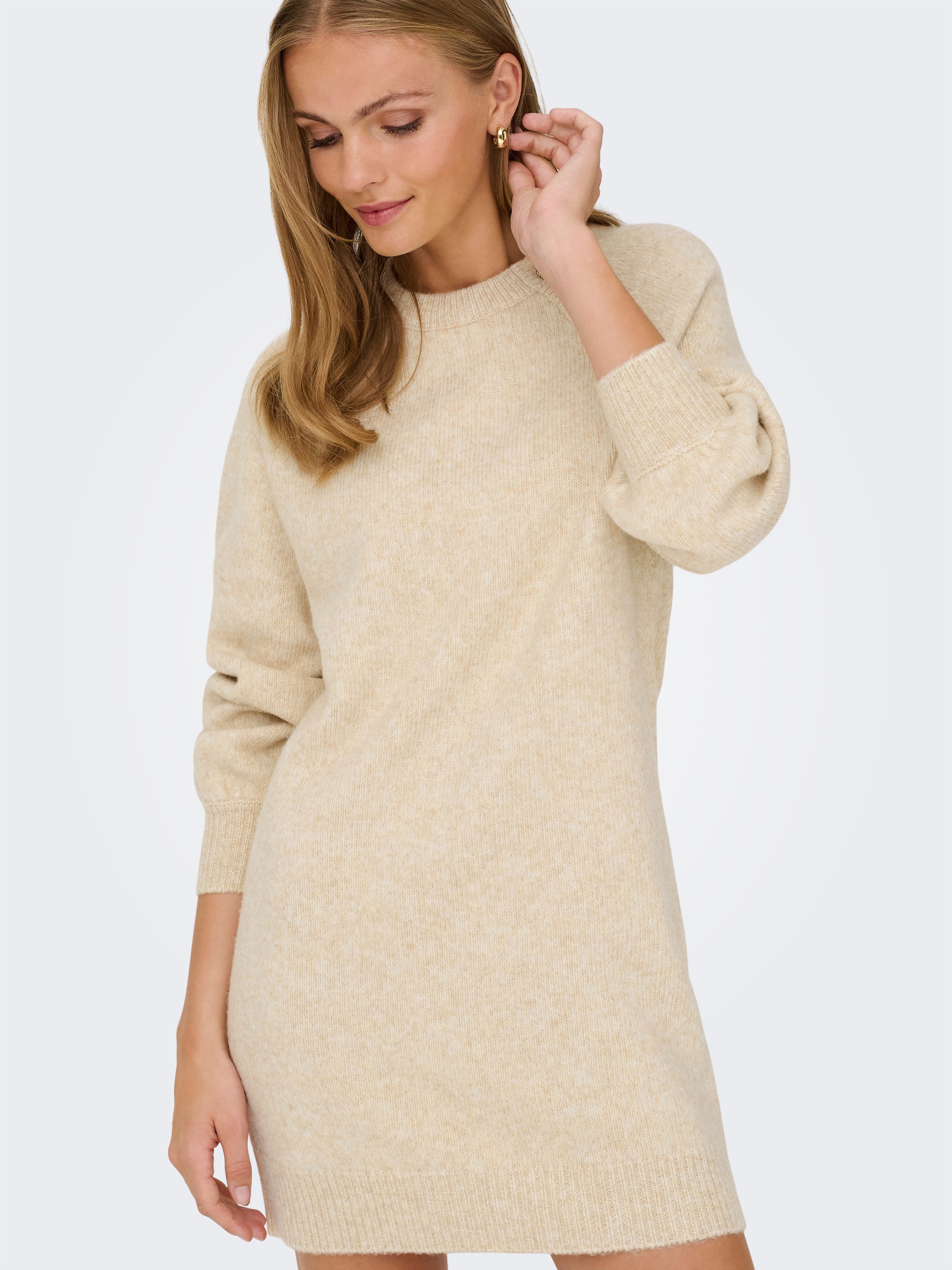 ONLY Midikleid "ONLEMMA LIFE LS BUTTON ONEC DRESS CC KNT", Sommerkleid günstig online kaufen