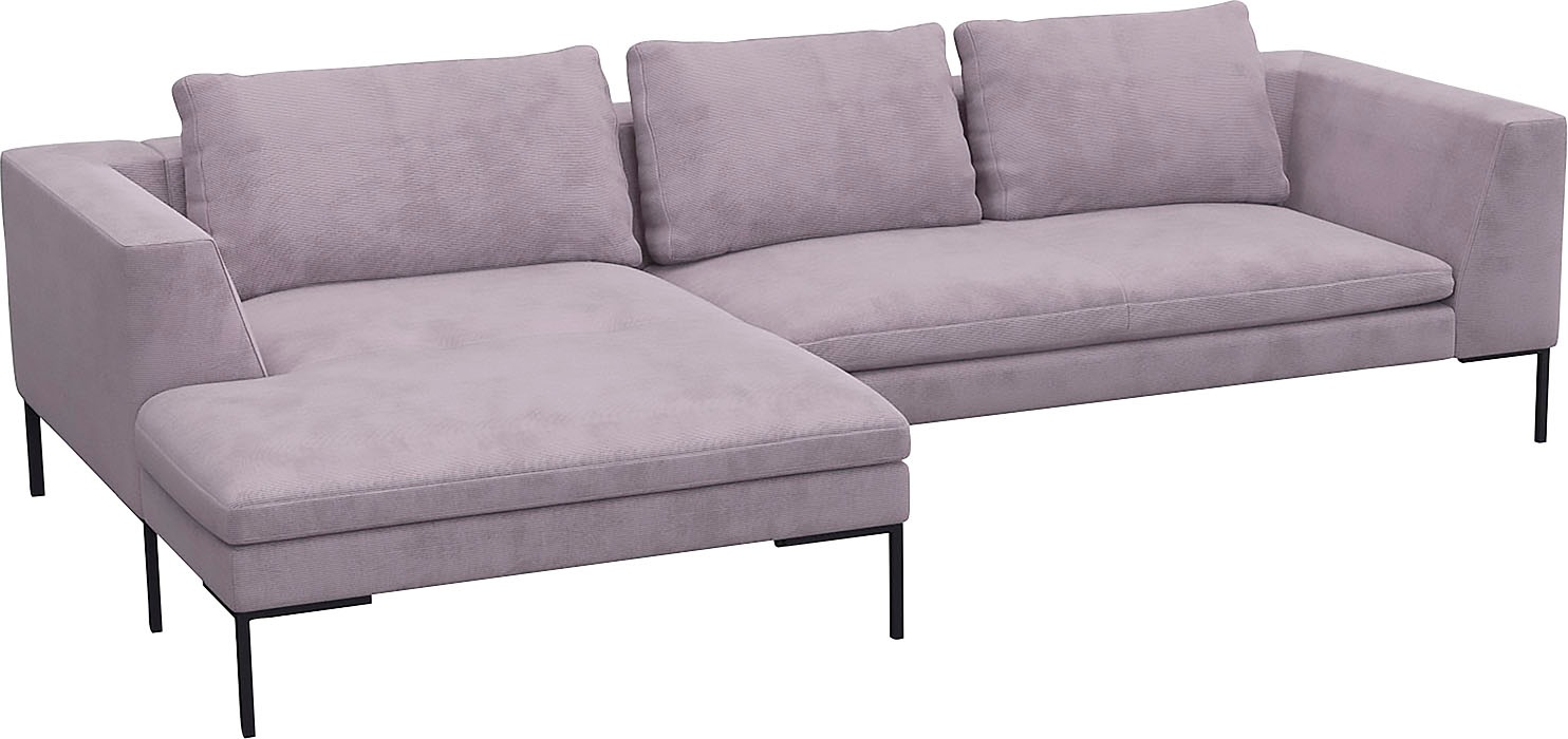 FLEXLUX Ecksofa "Loano, toller Sitzkomfort, L-Form", modernes Sofa, frei im günstig online kaufen