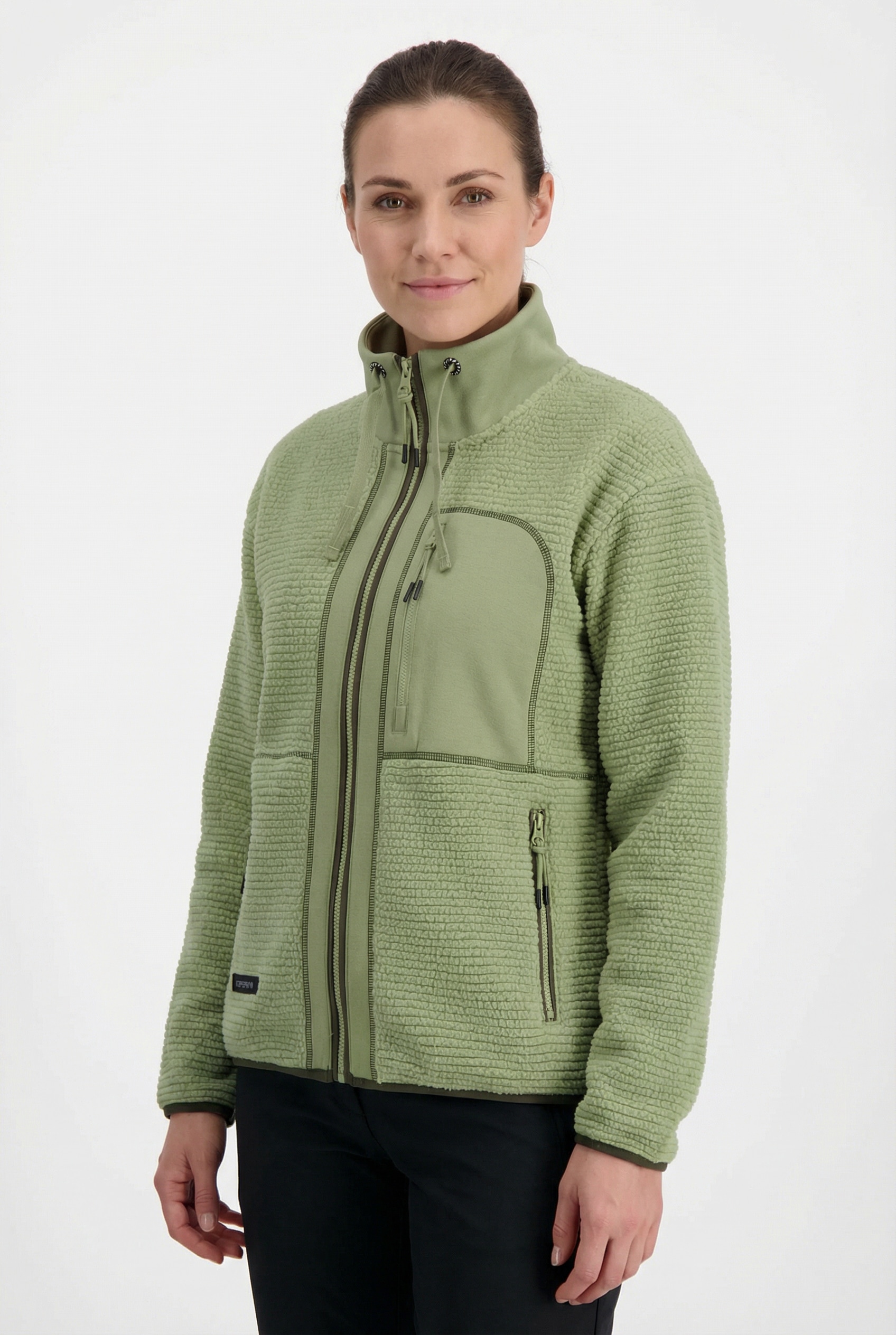Icepeak Fleecejacke "AGENE" sportlicher Stil, für Sportmode und Outdoormode, aus Polyester