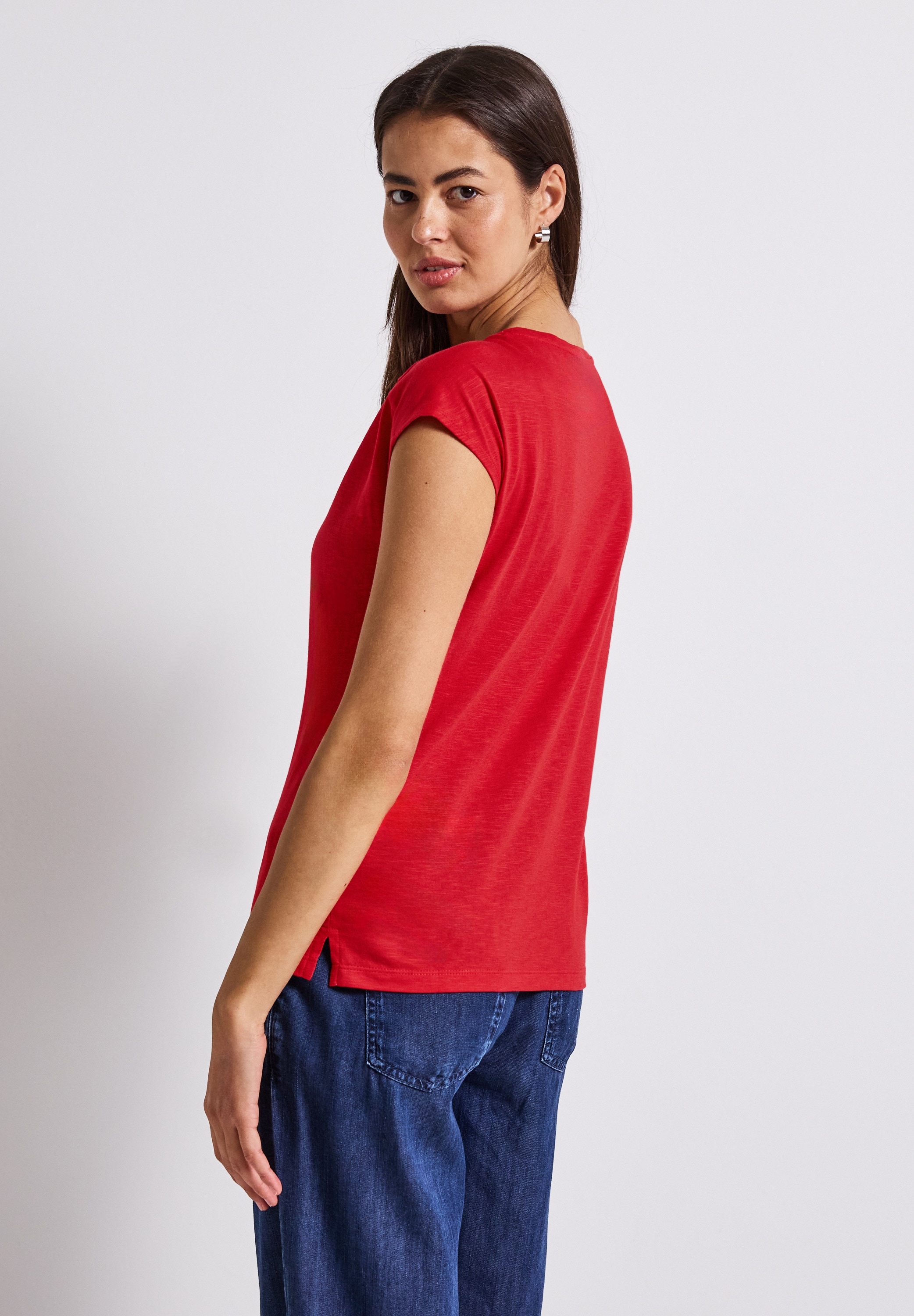 STREET ONE Shirttop, mit Deko-Tape