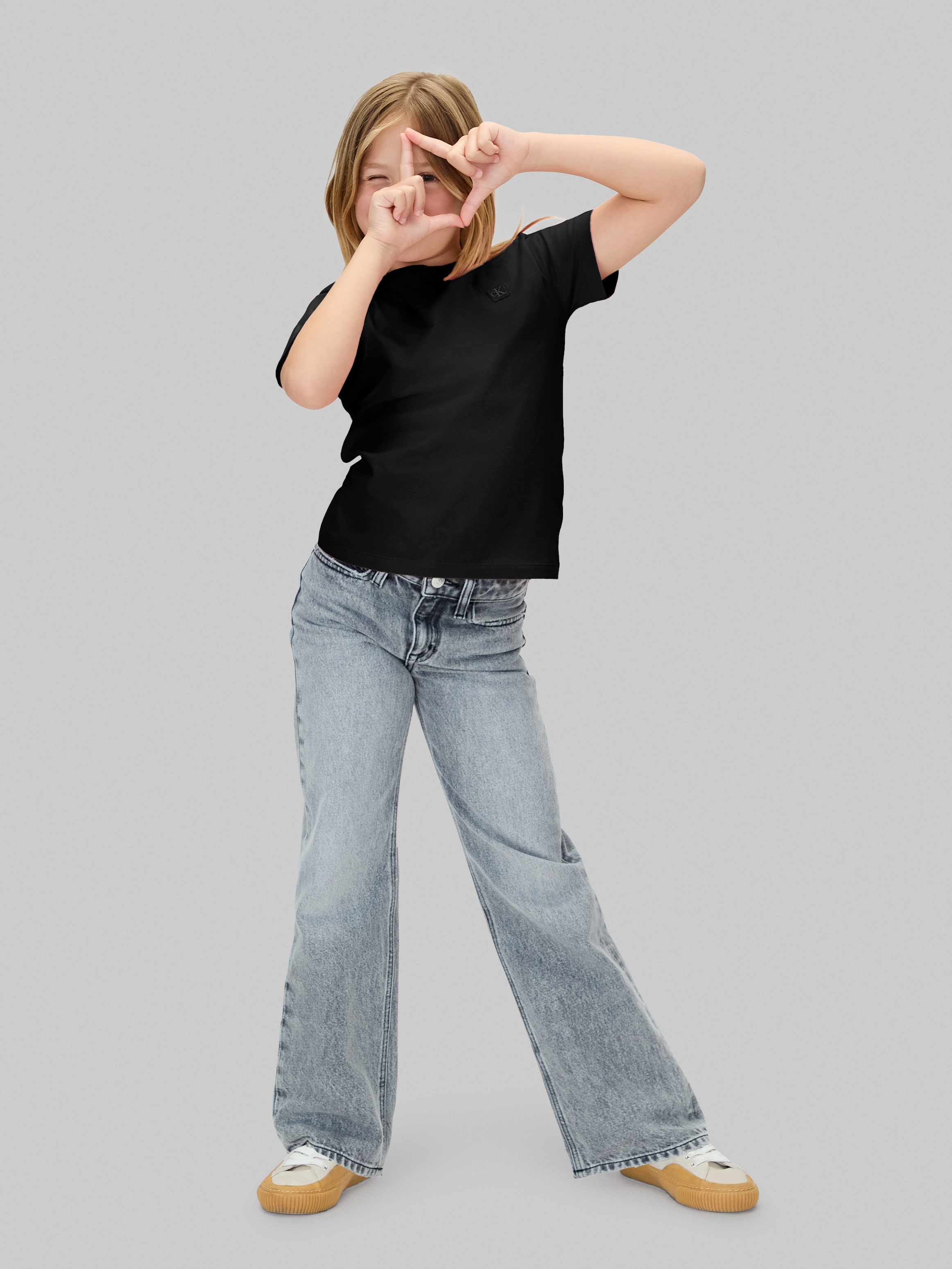 Calvin Klein Jeans T-Shirt »MONOGRAM MINI BADGE T-SHIRT«, für Kinder bis 16 Jahre