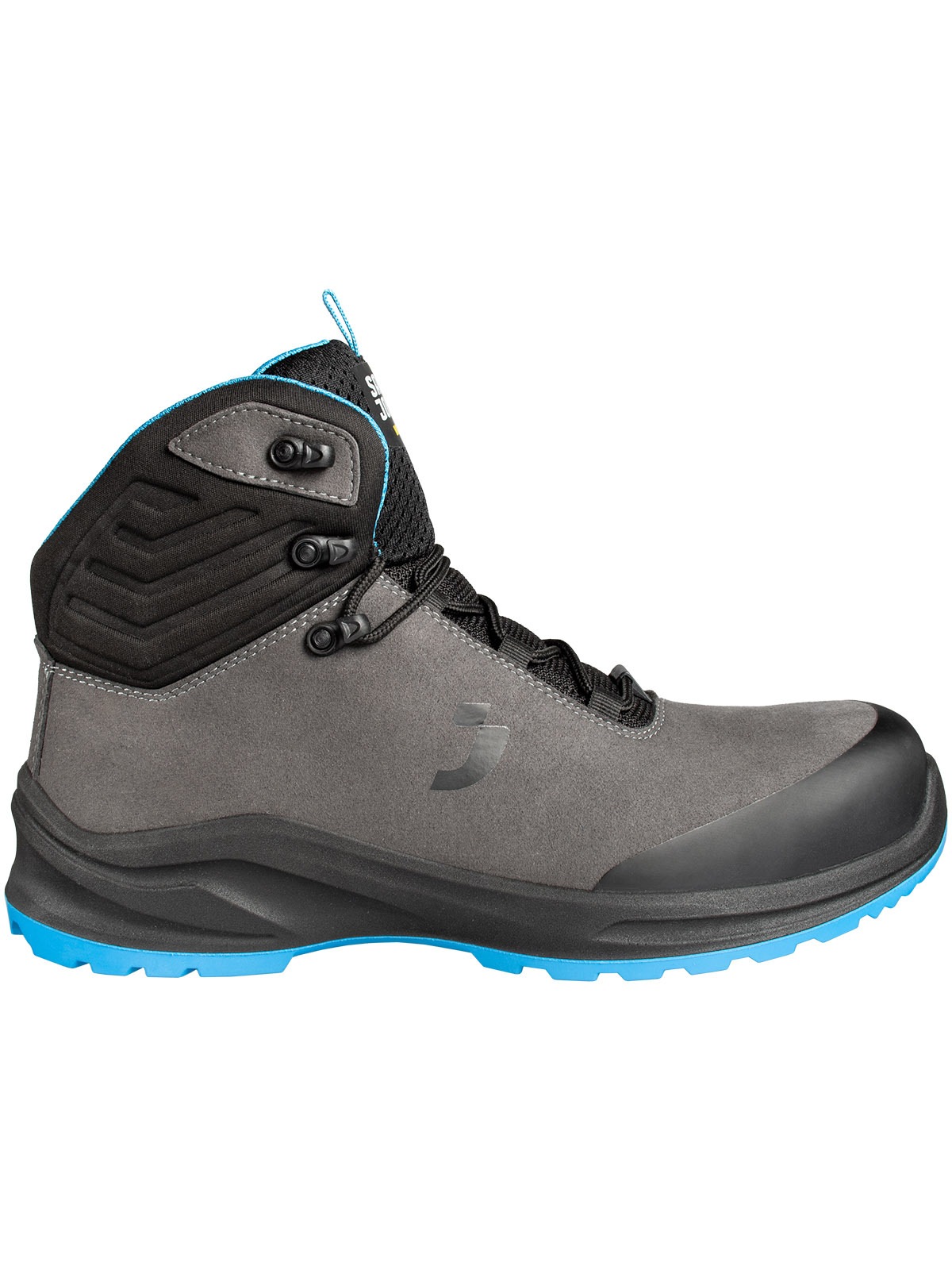 Sicherheitsschuh "Sicherheitsschuhe 012034 Safety Jogger Modulo Mid grau/blau EN ISO 20345:2022 S3S FO CI SR SC", 39, grau, SAFETY JOGGER WORKS,