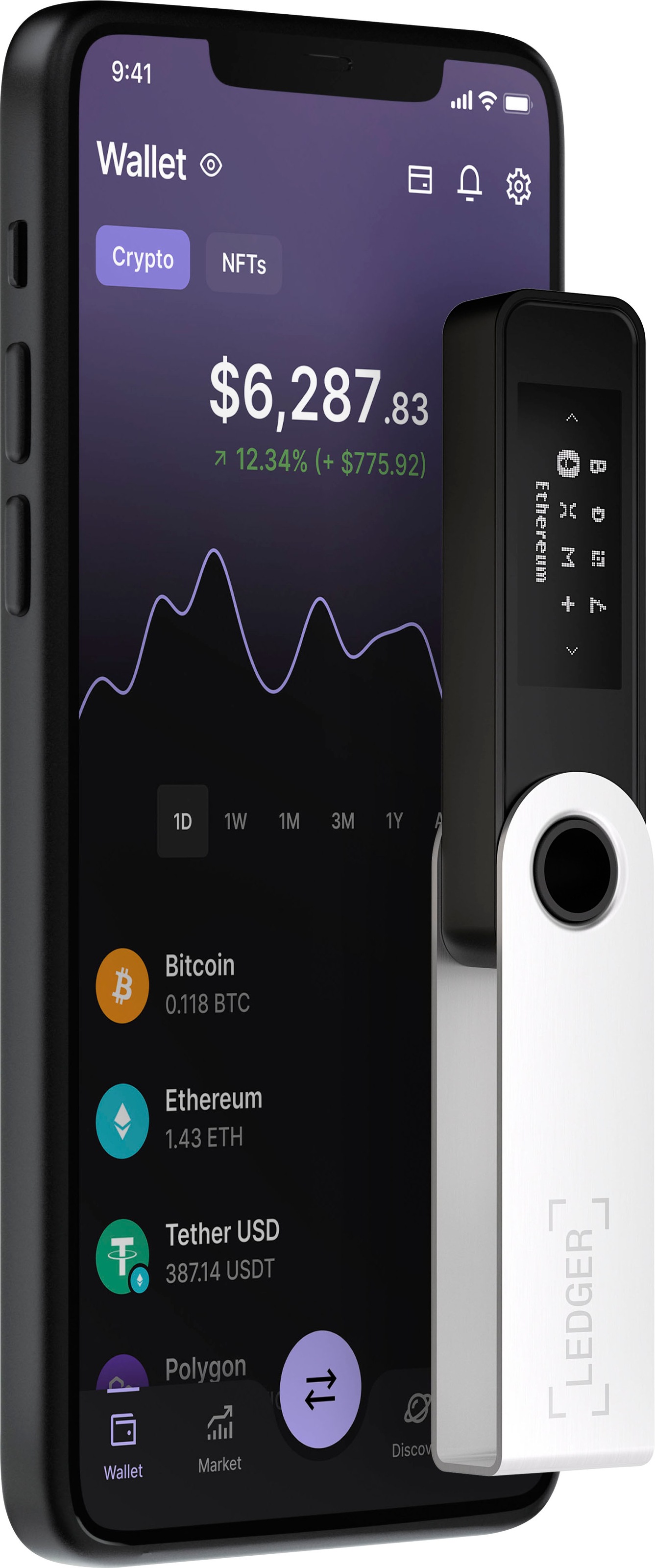 LEDGER digitale Geldbörse »Ledger Nano X - Krypto Starter Kit«