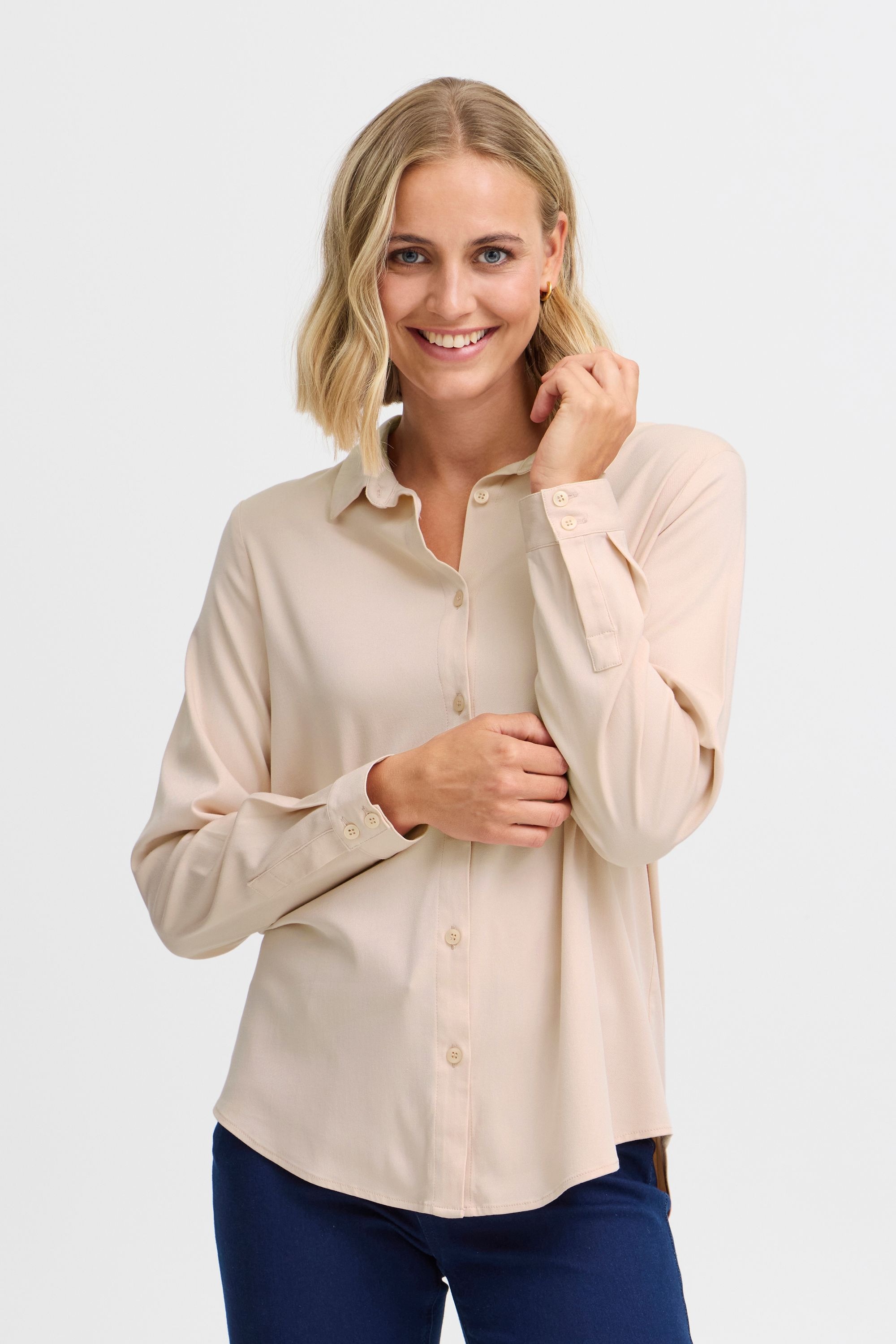 fransa Langarmbluse »Langarmbluse FRJUSTINA SH 1«