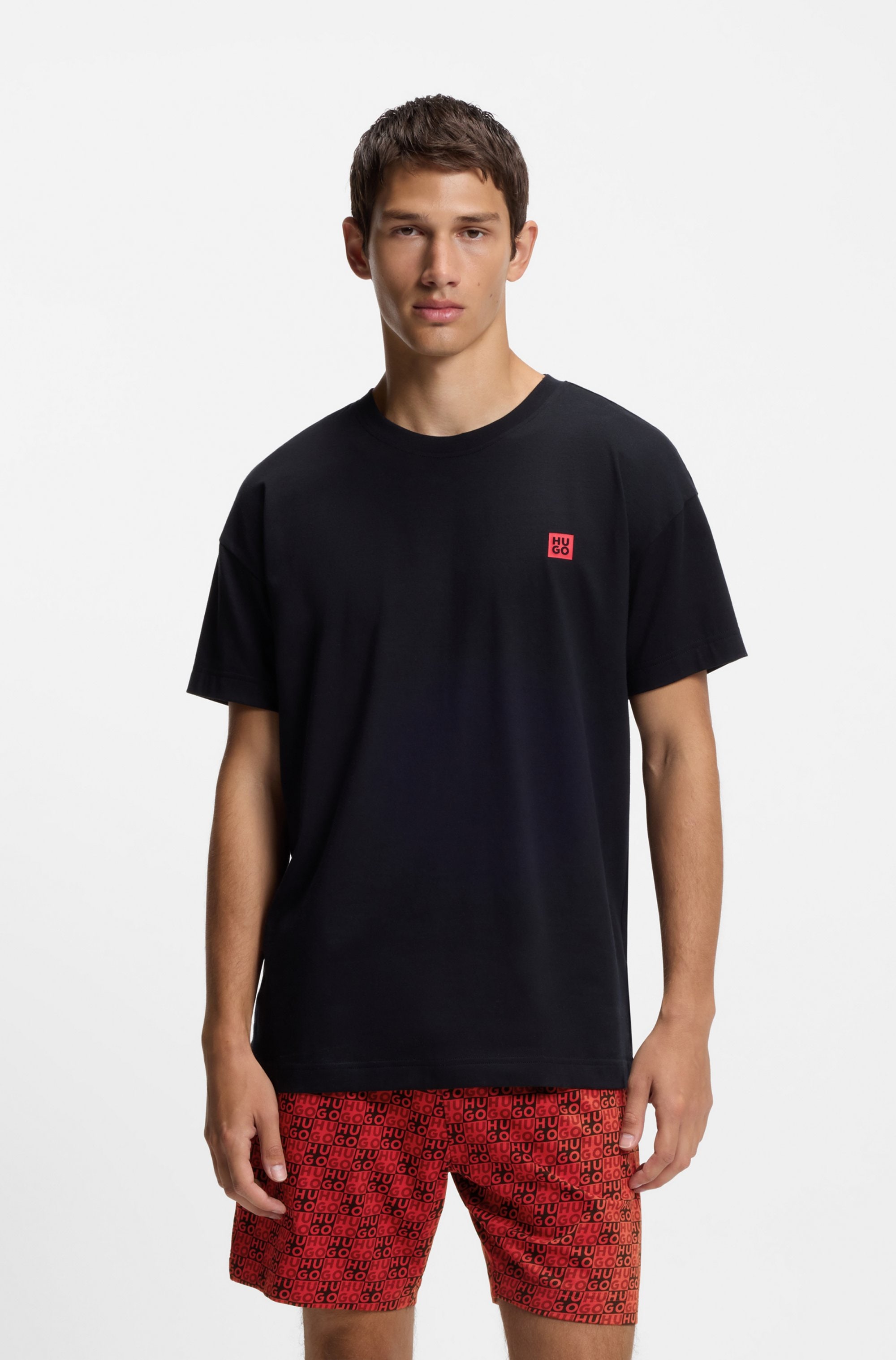 HUGO Underwear Shorty "Aaron" Set, 2 tlg. aus Stretch-Baumwolle mit Stack-L günstig online kaufen