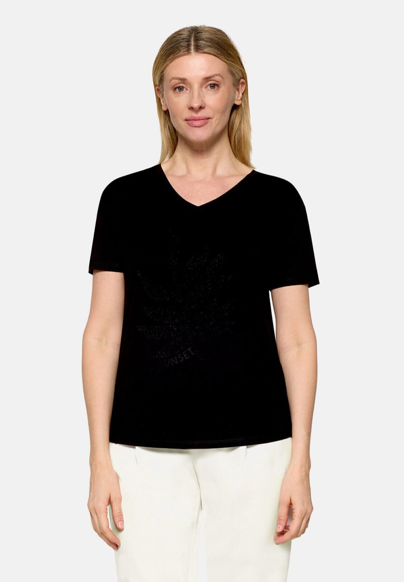 Betty Barclay Kurzarmshirt »Damen mit V-Ausschnitt« 1 tlg.
