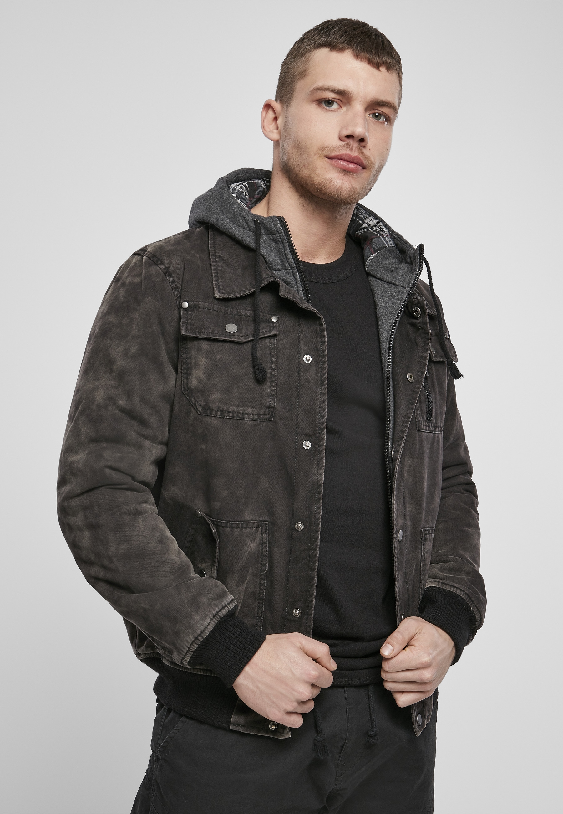 Brandit Outdoorjacke »Brandit Herren Dayton Winter Jacket« 1 Stk. tlg. ohne Kapuze