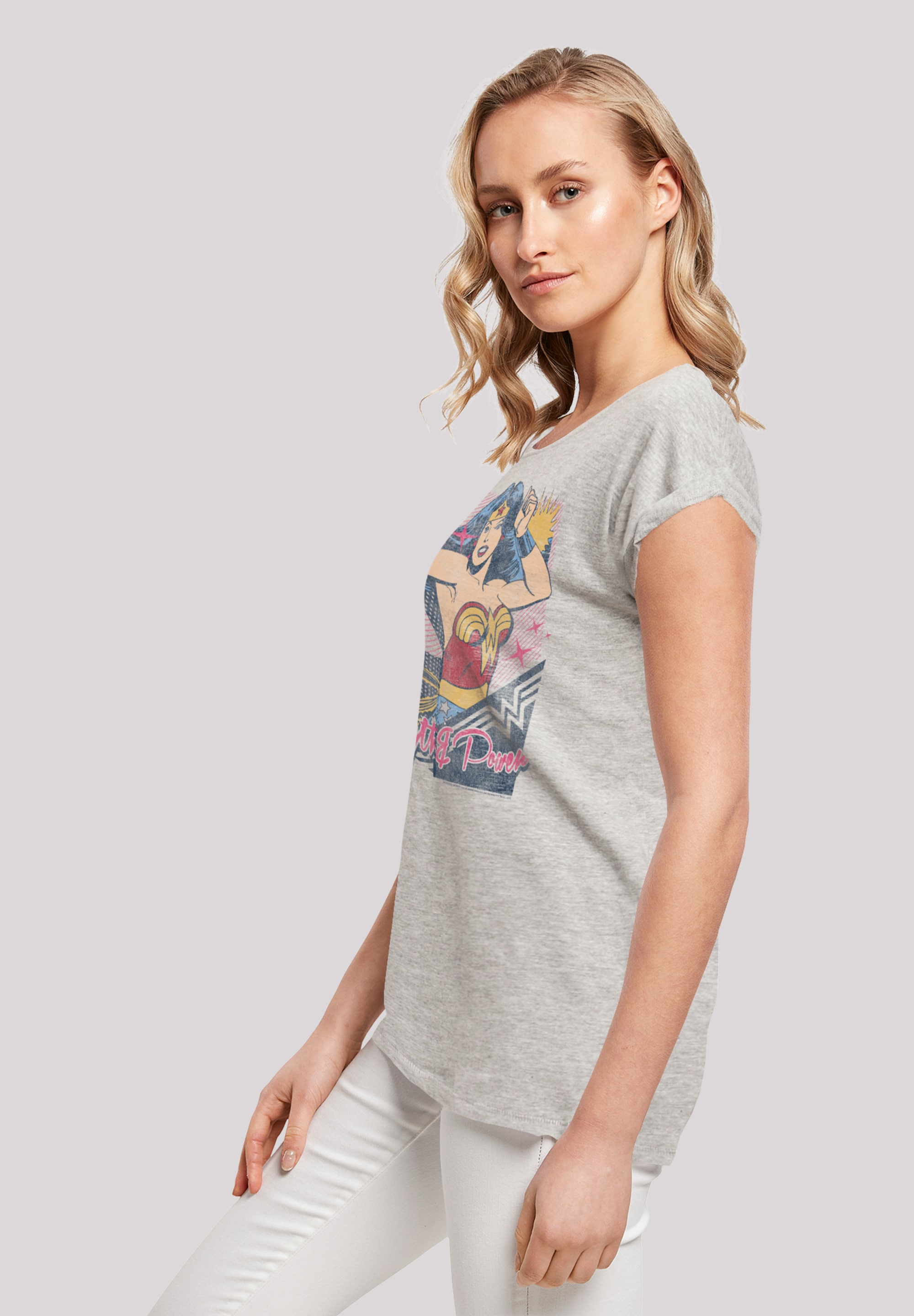 F4NT4STIC T-Shirt »DC Comics Wonder Woman Strength & Power«, Print