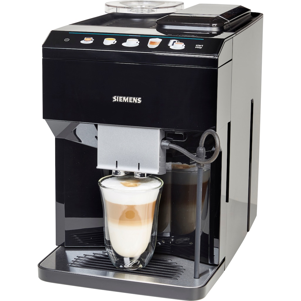SIEMENS Kaffeevollautomat »EQ.500 classic TP503D09«, automatisches Reinigungssystem, zwei Tassen gleichzeitig, flexible Milchlösung, inkl. BRITA Wasserfilter