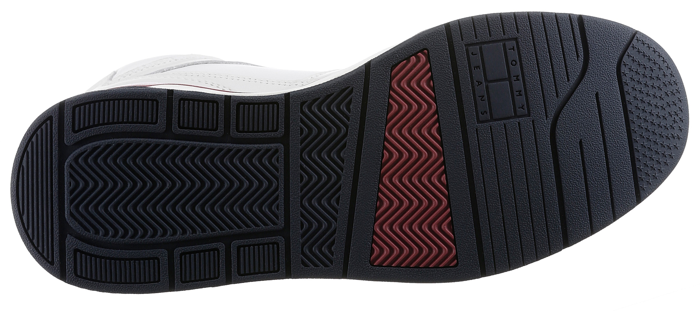 Tommy Jeans Sneaker »TJM BASKET MID TOP«, mit Details in Tommy Farben