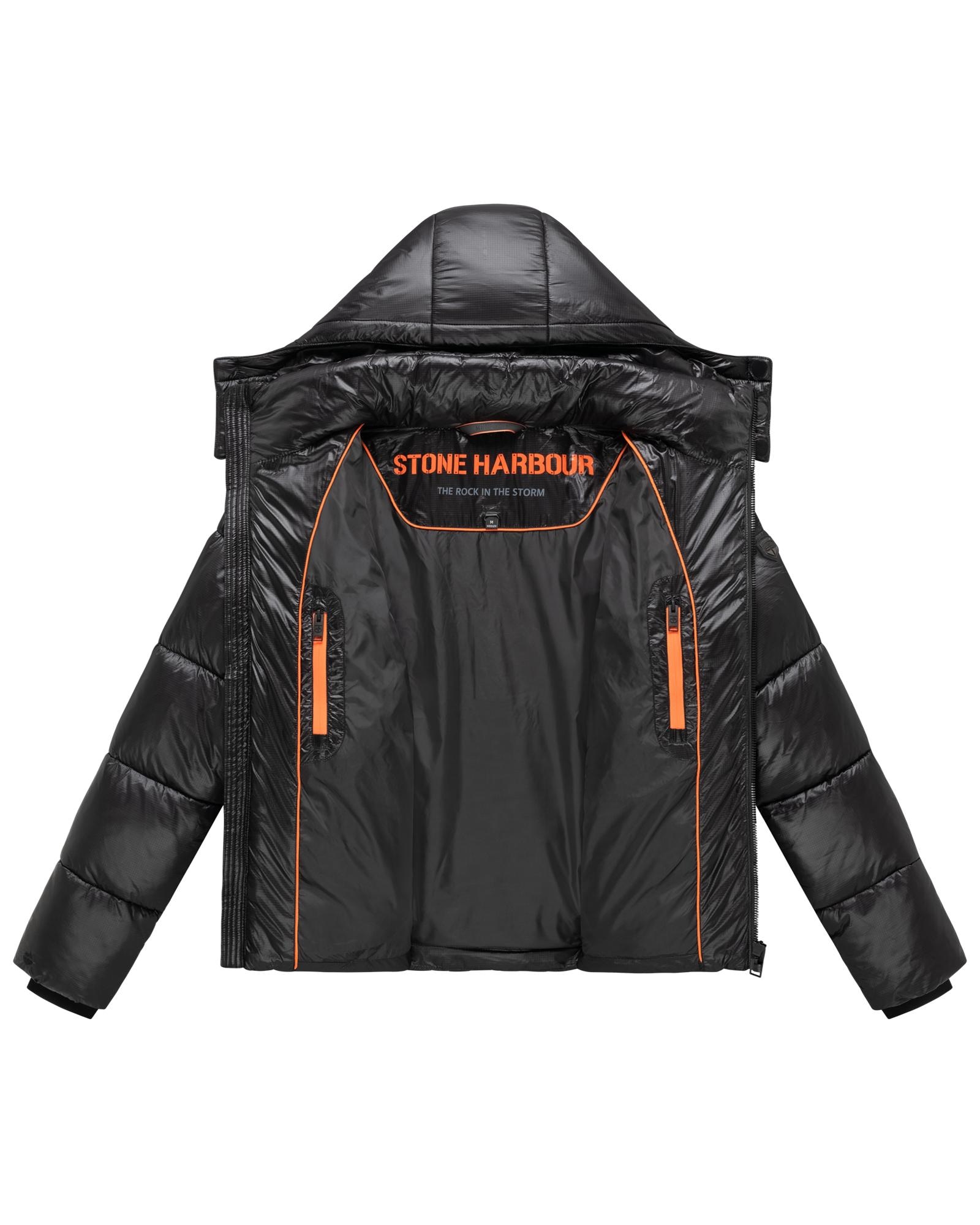 Stone Harbour Steppjacke »Ezioo XX« mit Kapuze Herren Winterjacke mit magnetischen Knöpfen