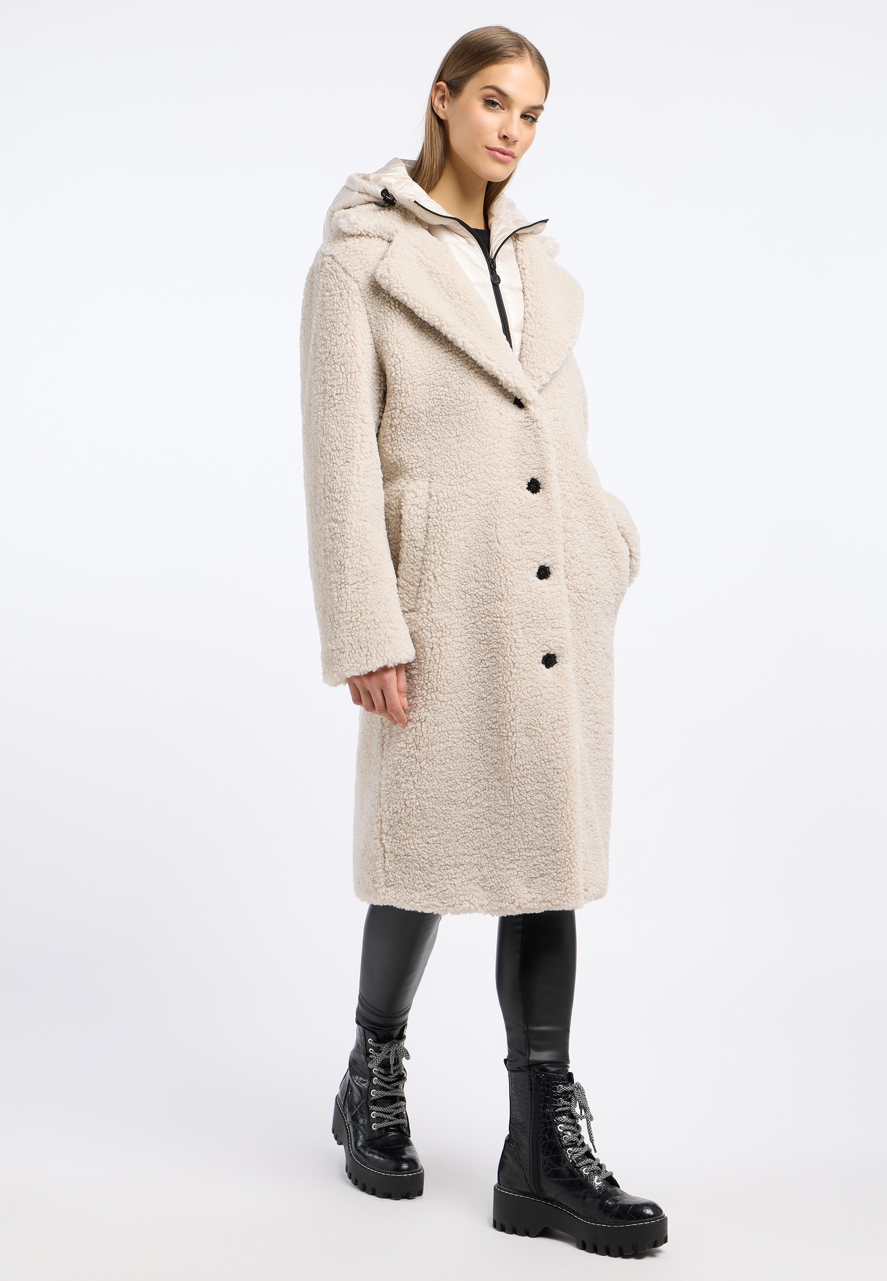 Frieda & Freddies Fellimitatmantel »Fake Fur Coat / Gine2«