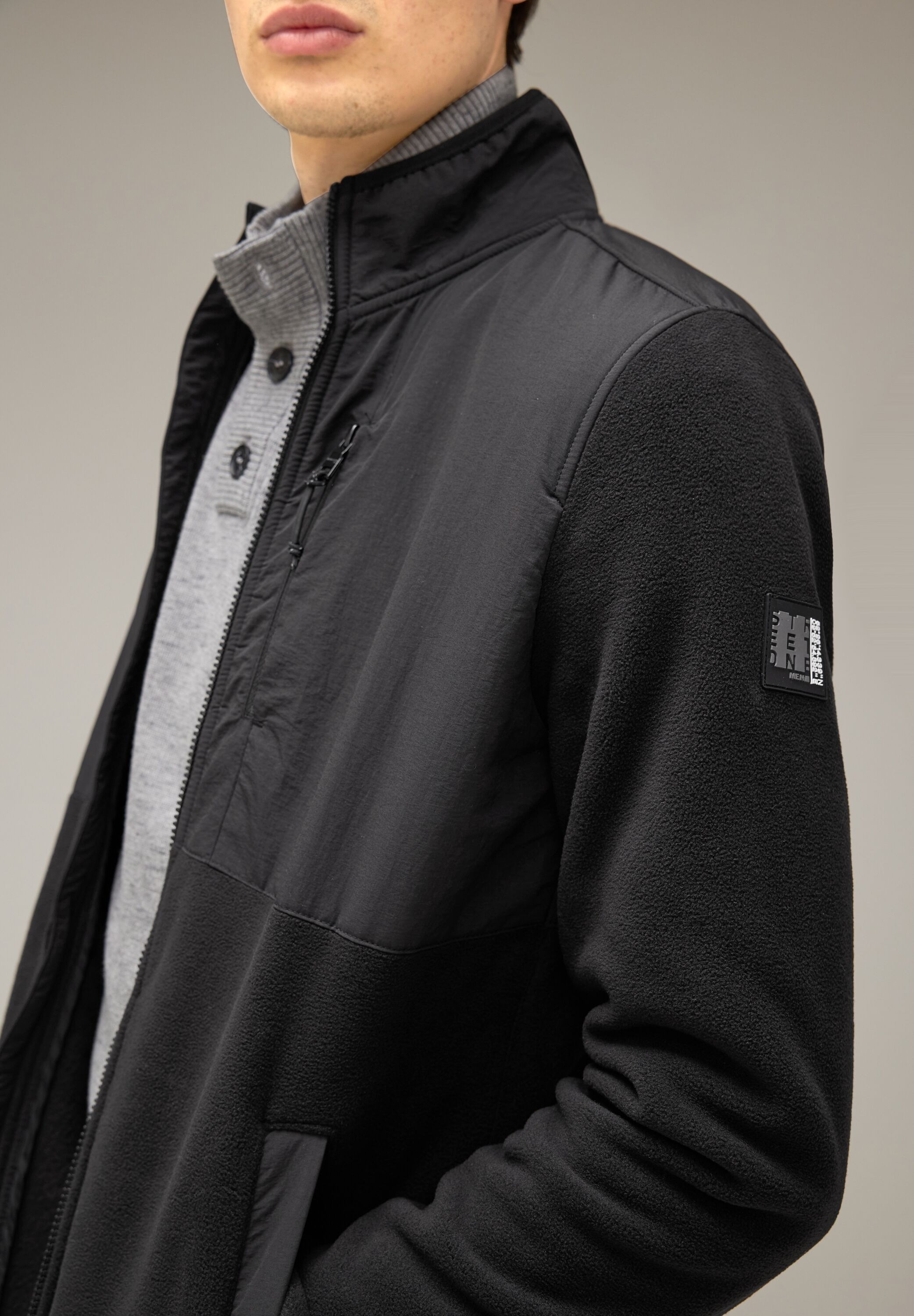 STREET ONE MEN Sweatjacke, Feel Good Fit