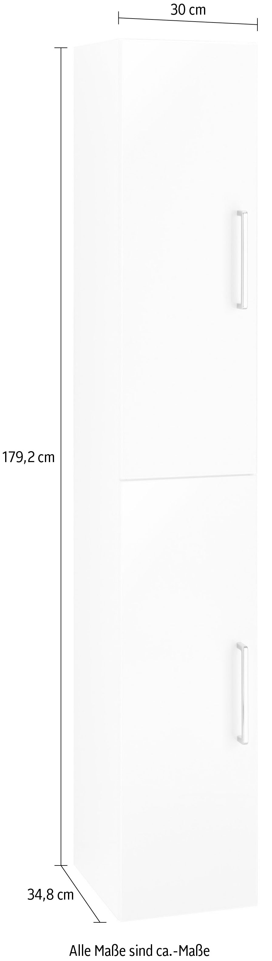 OPTIFIT Hochschrank »Napoli«, 2 Türen, Soft-Close-Funktion, Breite 30 cm  kaufen | BAUR