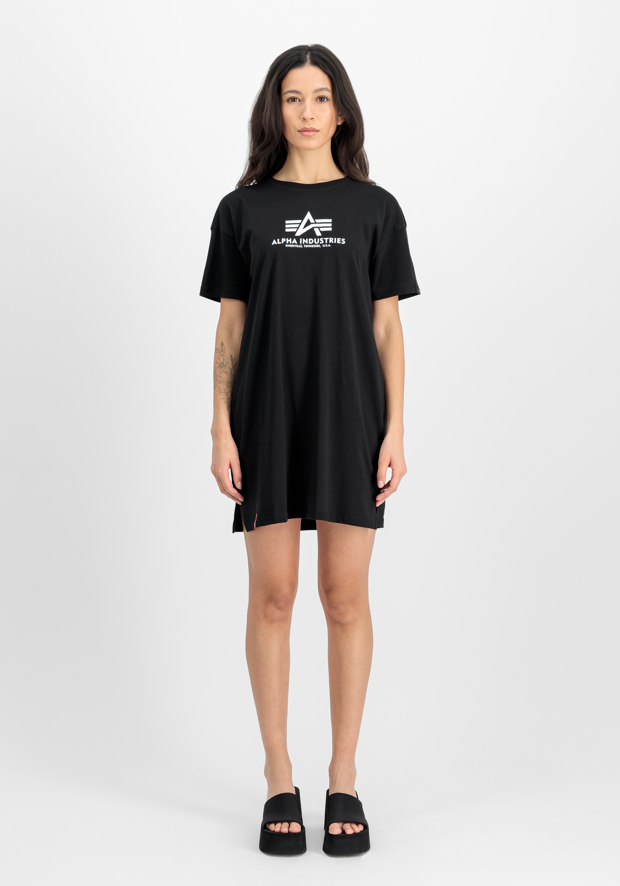 Alpha Industries Shirtkleid »Alpha Industries Women - T-Shirts Basic Long T-Shirt BL W«