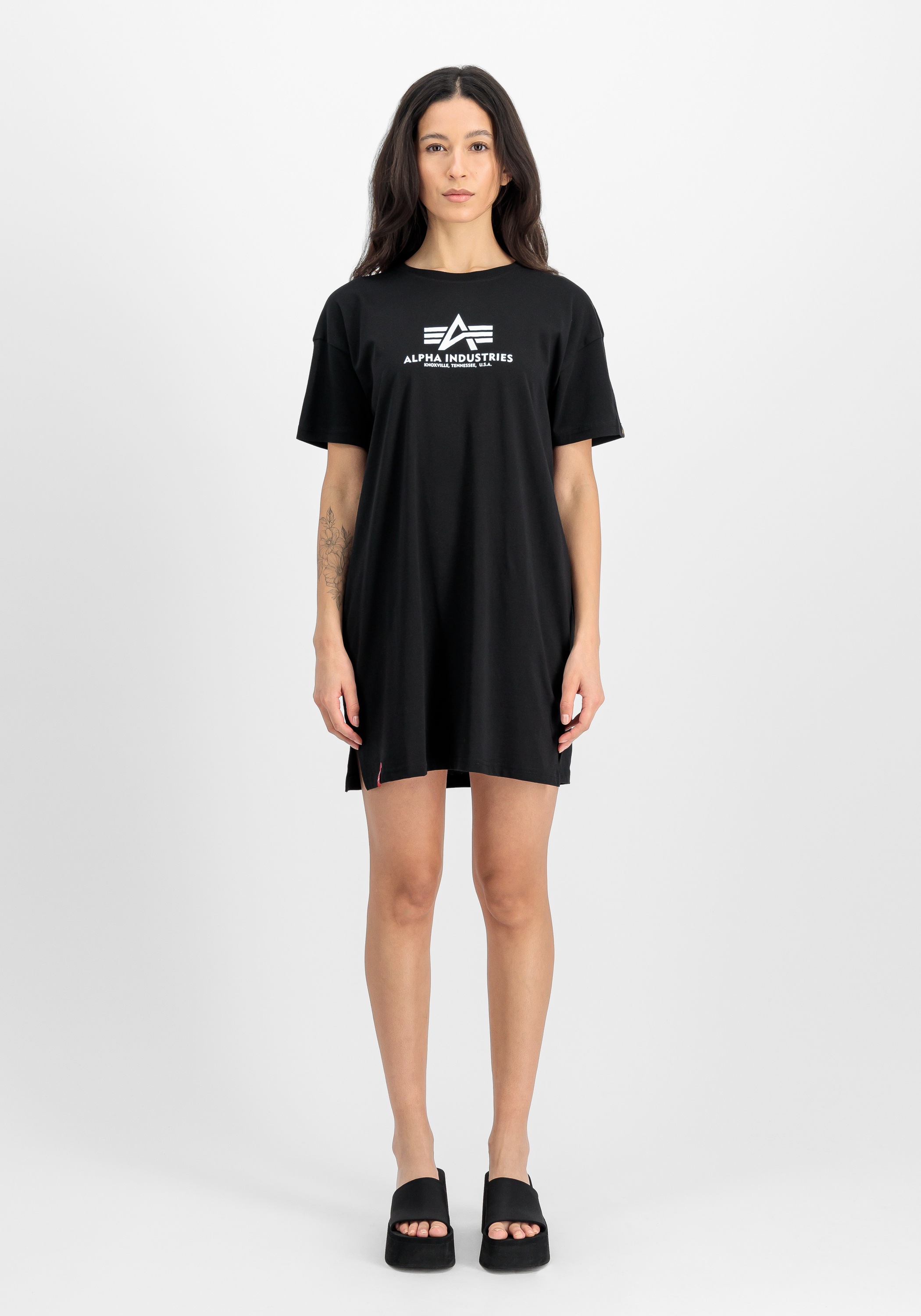 Thumbnail - Alpha Industries Shirtkleid "Alpha Industries Women - T-Shirts Basic Long T-Shirt BL W"