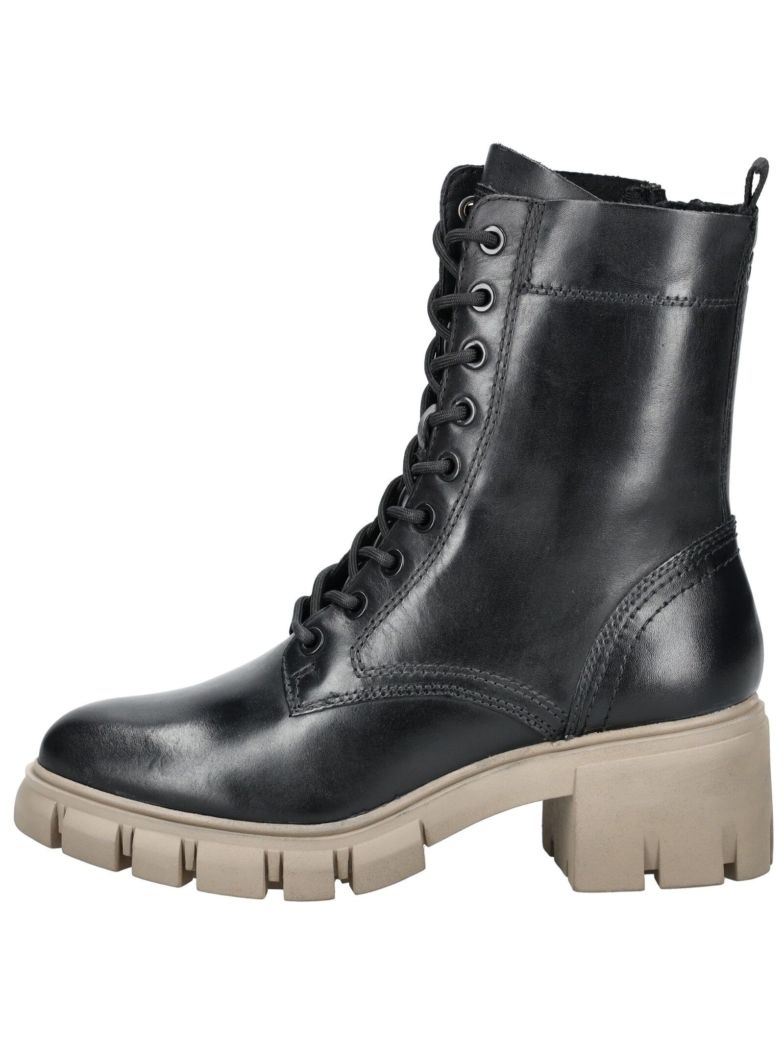 Tamaris Schnürstiefelette "Tamaris Stiefelette Leder/Textil" günstig online kaufen