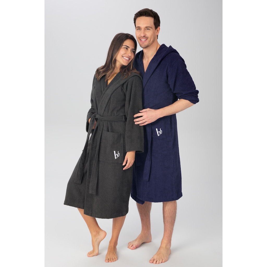 Bruno Banani Unisex-Bademantel »Robby«, (1 St.)