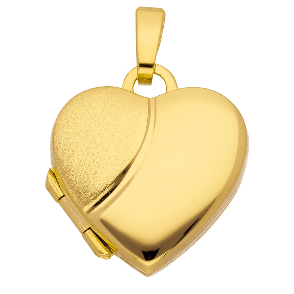 Adelia´s Kettenanhänger »333 Gold Medaillon Anhänger« Goldschmuck für Damen Adelia´s Kettenanhänger »333 Gold Medaillon Anhänger« Goldschmuck für Damen