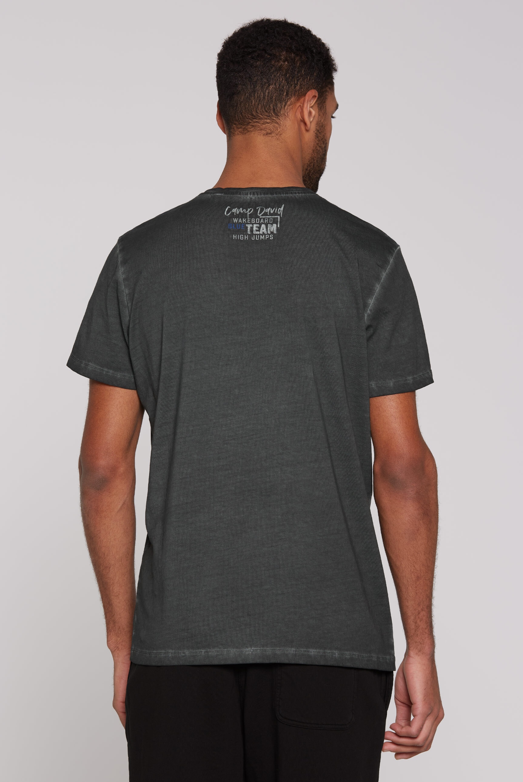 CAMP DAVID Rundhalsshirt, aus Baumwolle