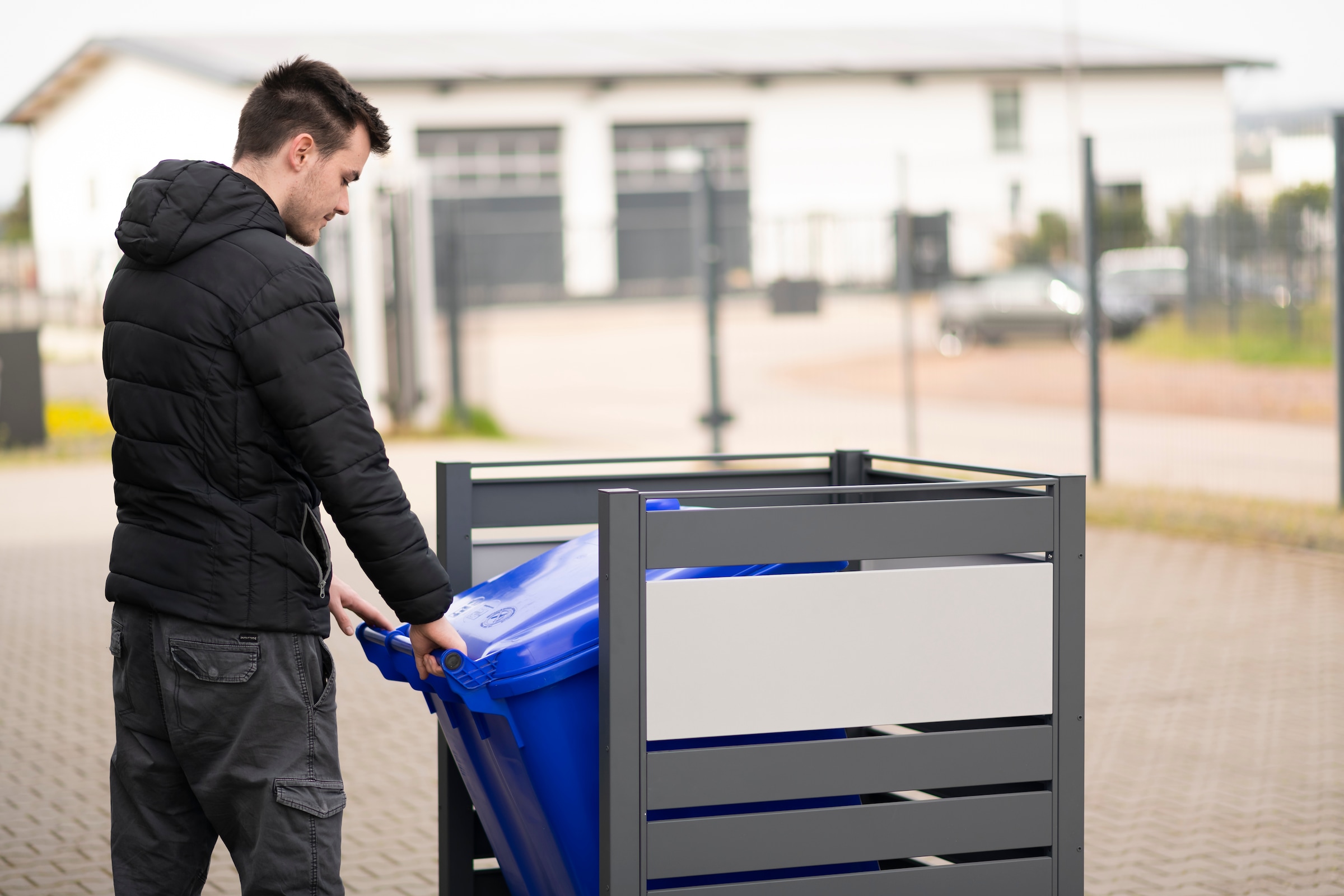 WESTMANN Mülltonnenbox »Planum«, Mülltonnenverkleidung & Sichtschutz