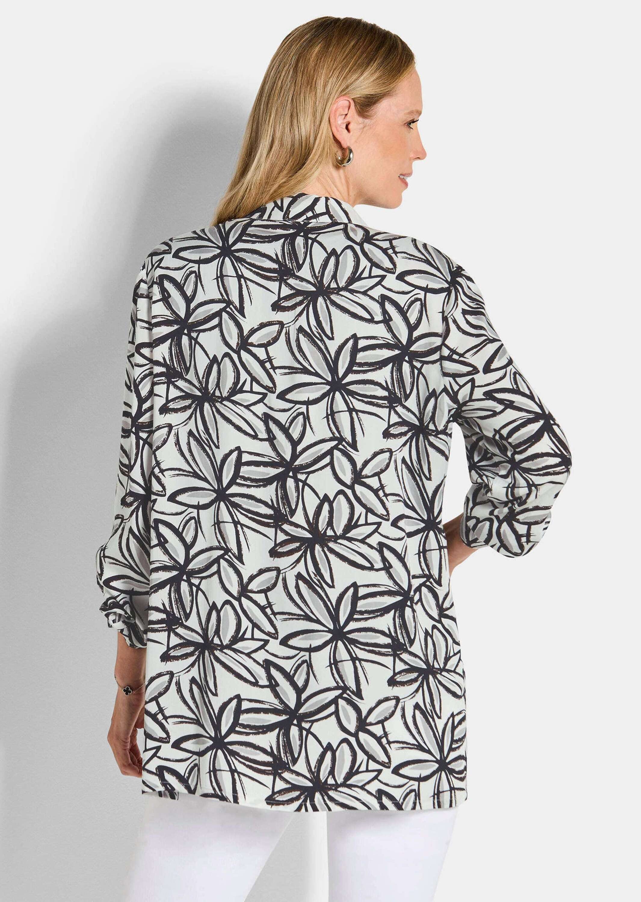 GOLDNER Hemdbluse »Hemdbluse aus reiner Viskose«