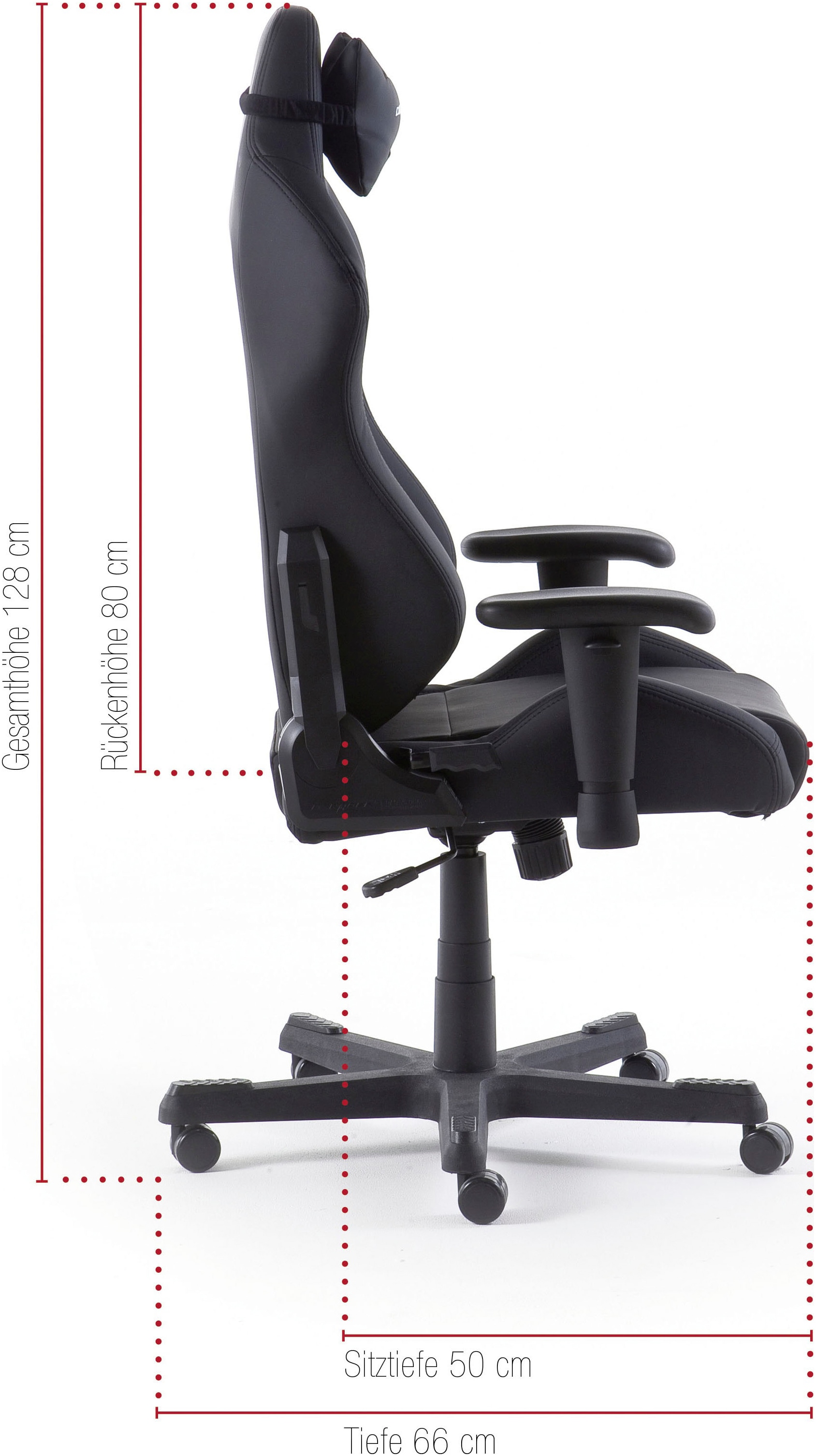 DXRacer Gaming-Stuhl »D-Serie PU Leder«, Kunstleder