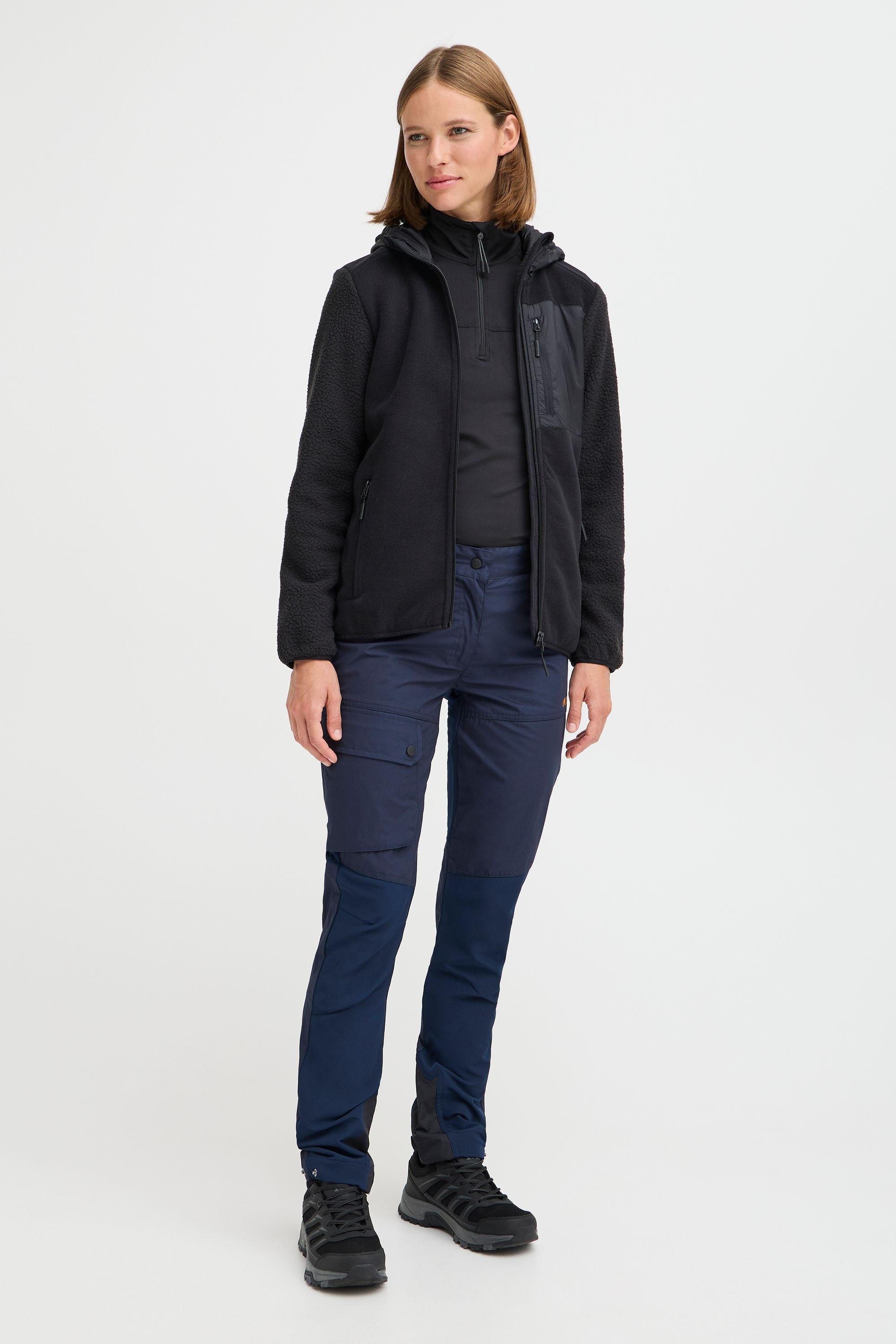 North Bend Fleecejacke »Fleecejacke NBMattea W«, mit Kapuze