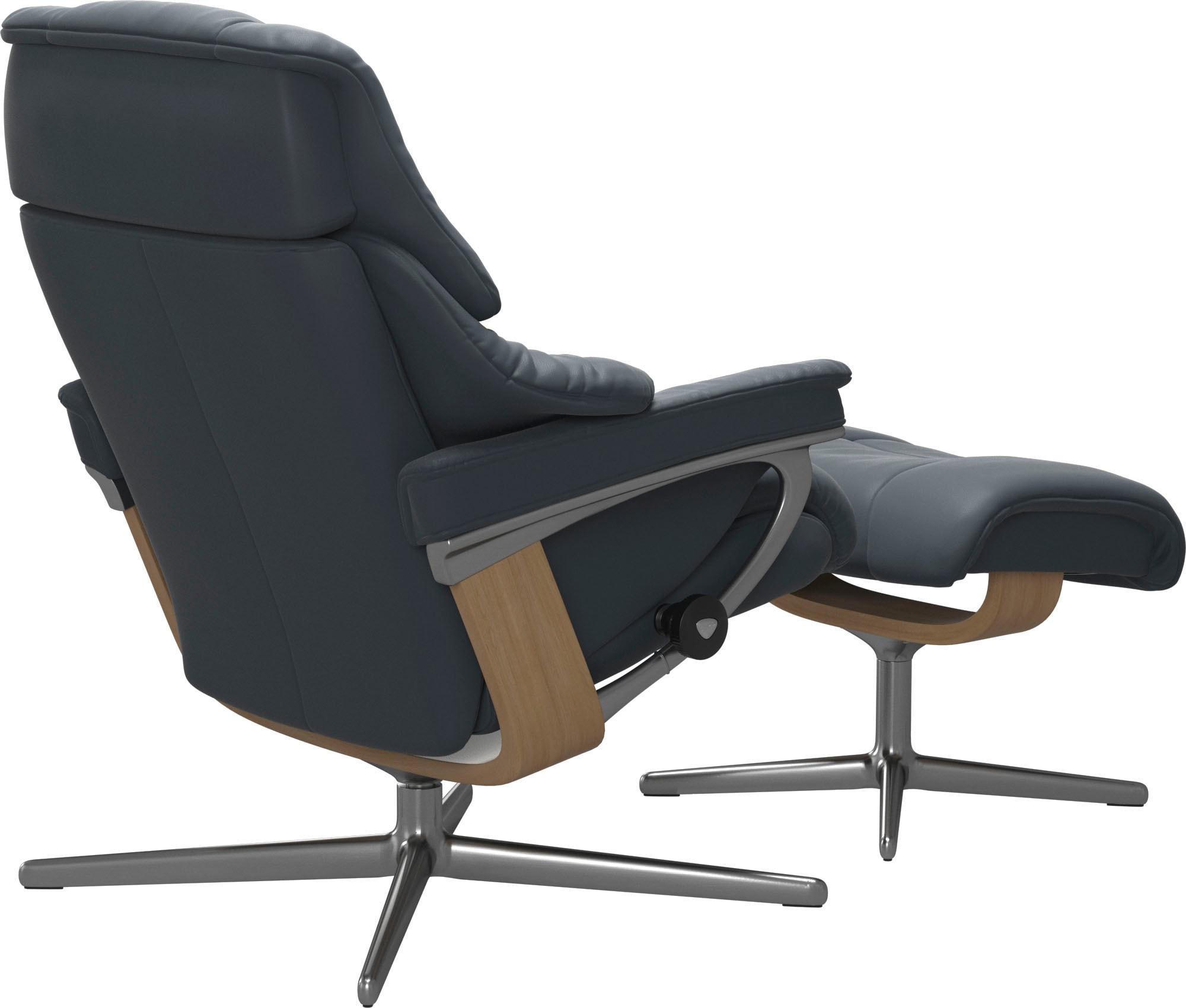 Stressless® Fußhocker »Reno«, mit Cross Base, Größe S, M & L, Holzakzent Eiche