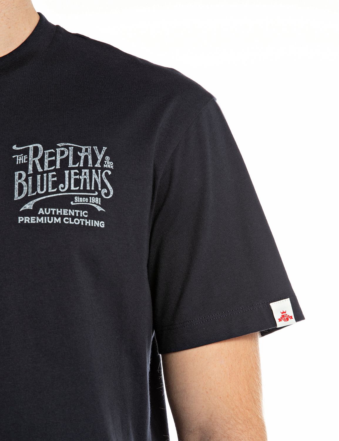 Thumbnail - Replay T-Shirt, mit Marken-Print auf der Brust