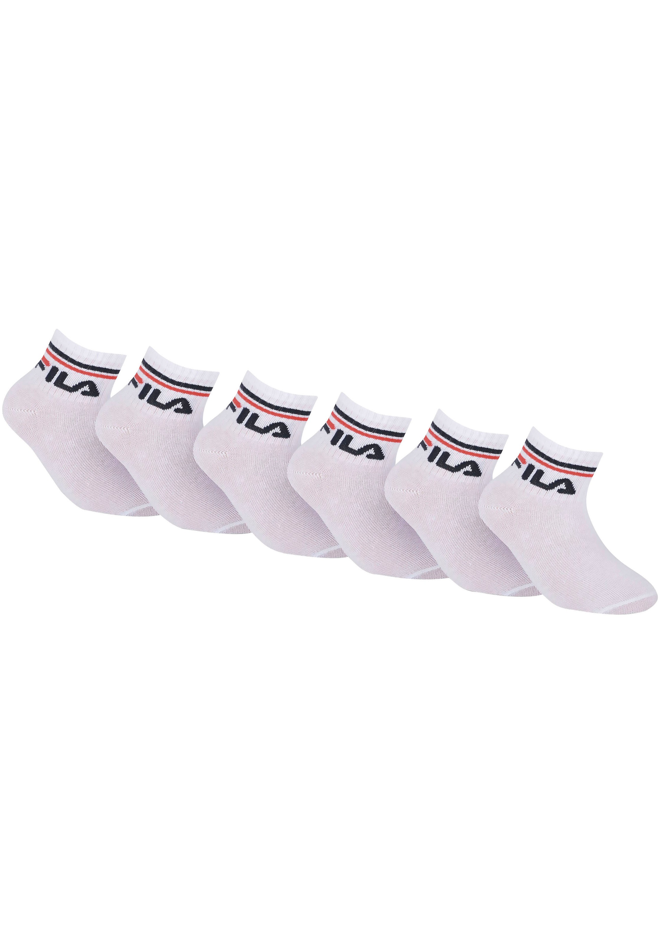 Fila Kurzsocken "JUNIOR UNISEX QUARTER PLAIN SOCKS" 6 Paar tlg. mit eingest günstig online kaufen