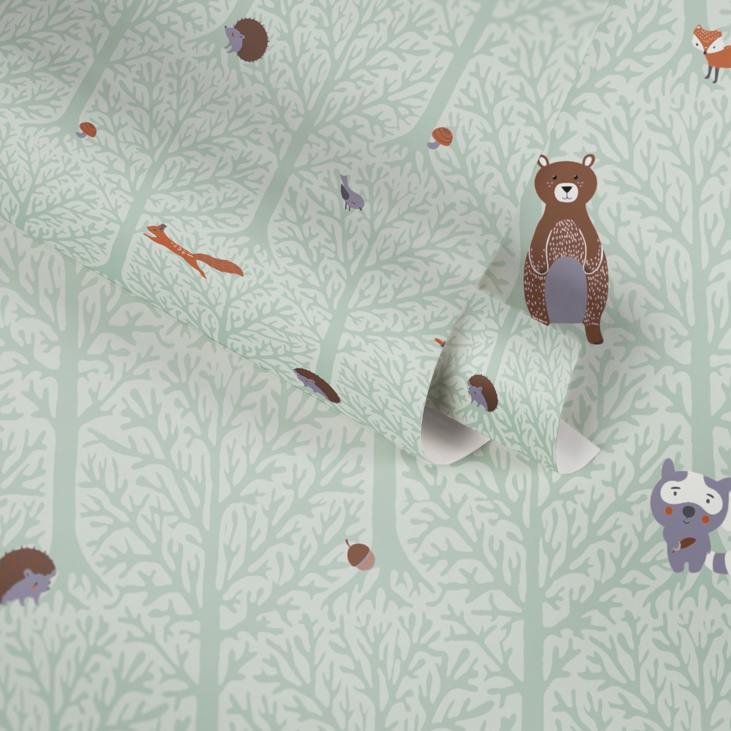 A.S. Création Vliestapete »Little Love«, Motiv-abstrakt-naturalistisch, Kindertapete Tapete Wald Tapeten Kinderzimmer Schlafzimmer Design Büro
