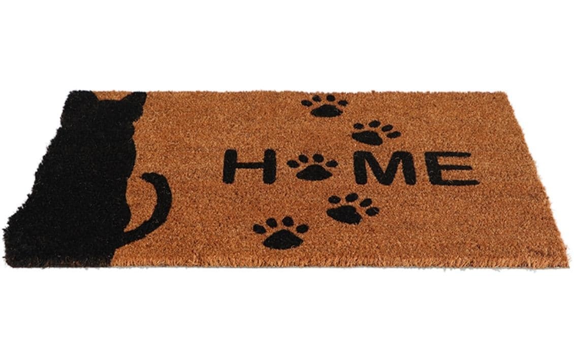 esschert design Fußmatte »Fussmatte Katze «Home» 45 cm x 75 cm«
