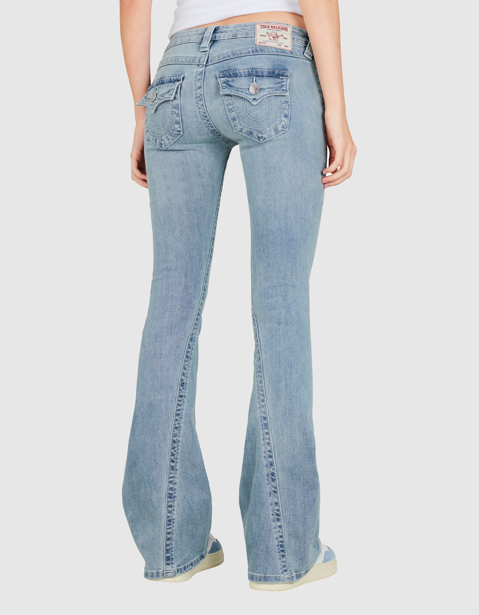 True Religion Bootcut-Jeans "JOEY LOW RISE FLARE" Baumwollmischung, Flared fit