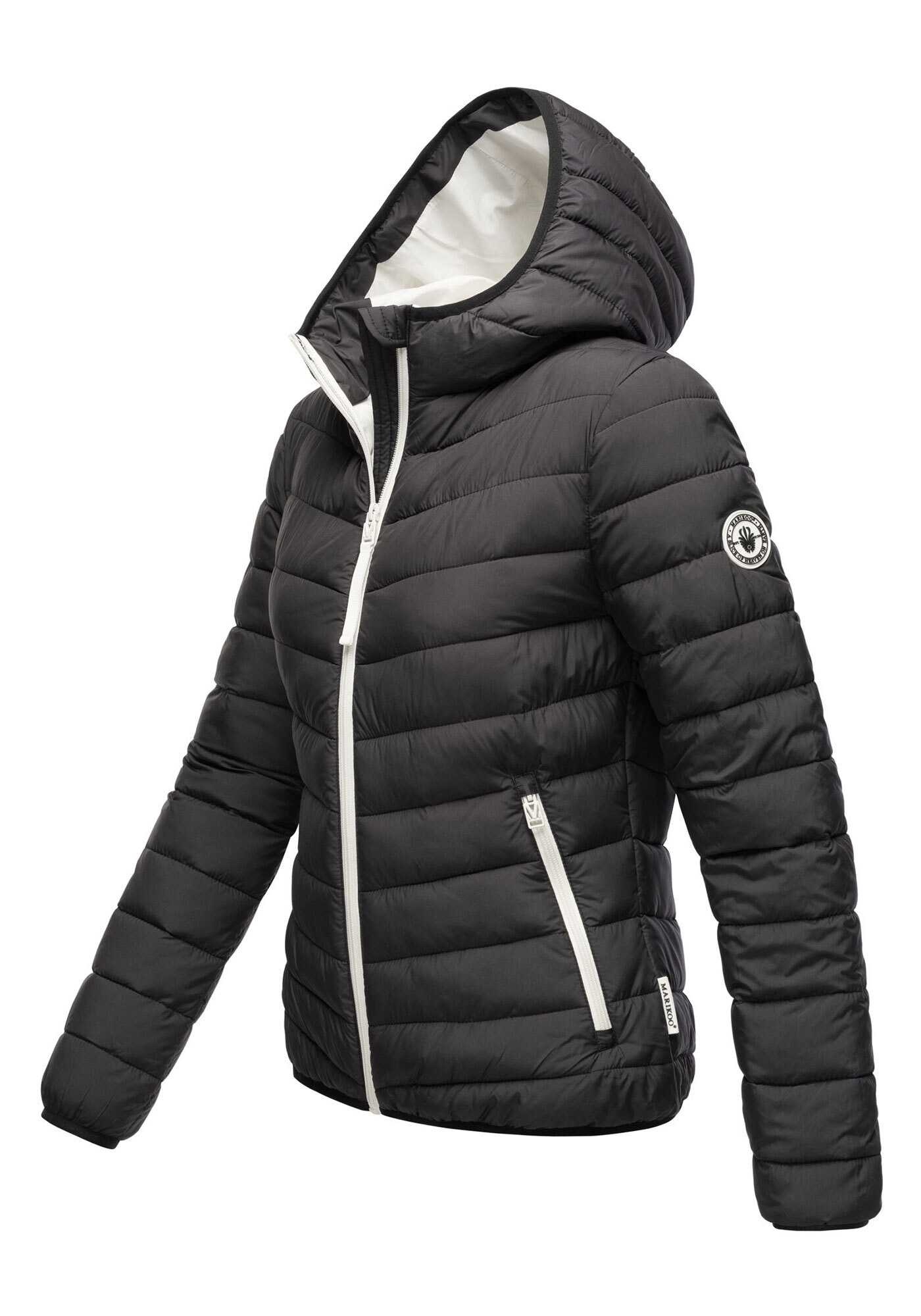 Marikoo Winterjacke »Pack mich ein«, Mit Kapuze und Beutel zum Verstauen der Jacke