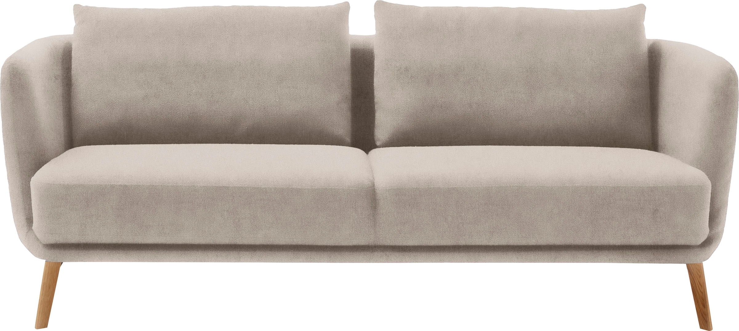 SCHÖNER WOHNEN-Kollektion 3-Sitzer "Pearl - 5 Jahre Hersteller-Garantie, auch in Bouclé" Maße (B/H/T): 210/71/91 cm, Füße Massivholz