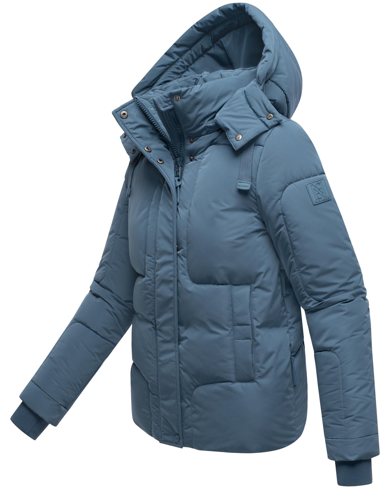 Navahoo Steppjacke »Zauberlicht 14«, mit Kapuze, Winterjacke mit abnehmbarer Kapuze und Fleece-Futter