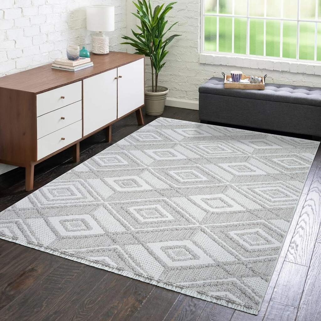 Carpet City Teppich "LINDO 8875" rechteckig 11 mm Höhe Kurzflor, Hochtief-M günstig online kaufen