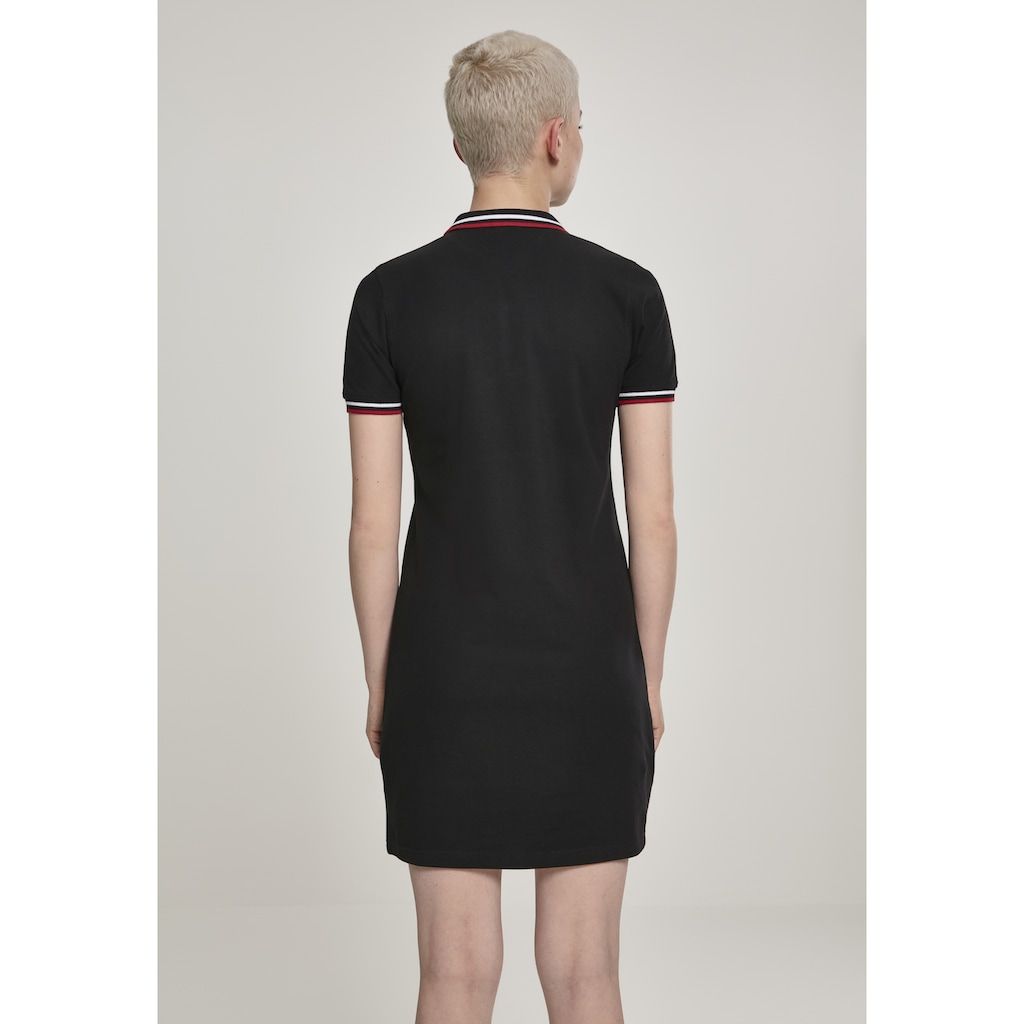 URBAN CLASSICS Shirtkleid »Urban Classics Damen Ladies Polo Dress«, (1 tlg.)