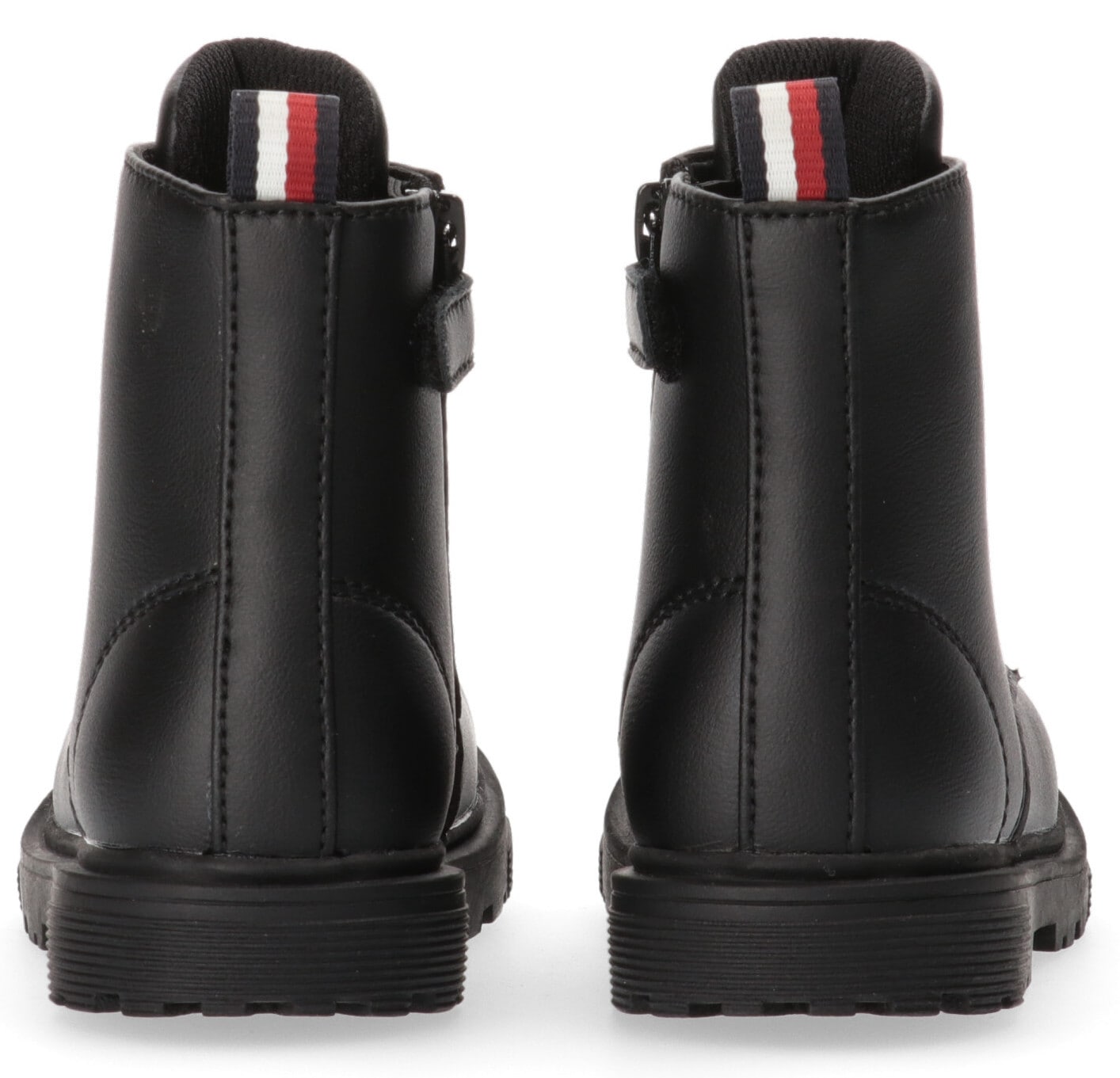 Tommy Hilfiger Schnürboots, Winterstiefel, Schnürstiefel, Boots mit goldfarbenem Logo-Emblem