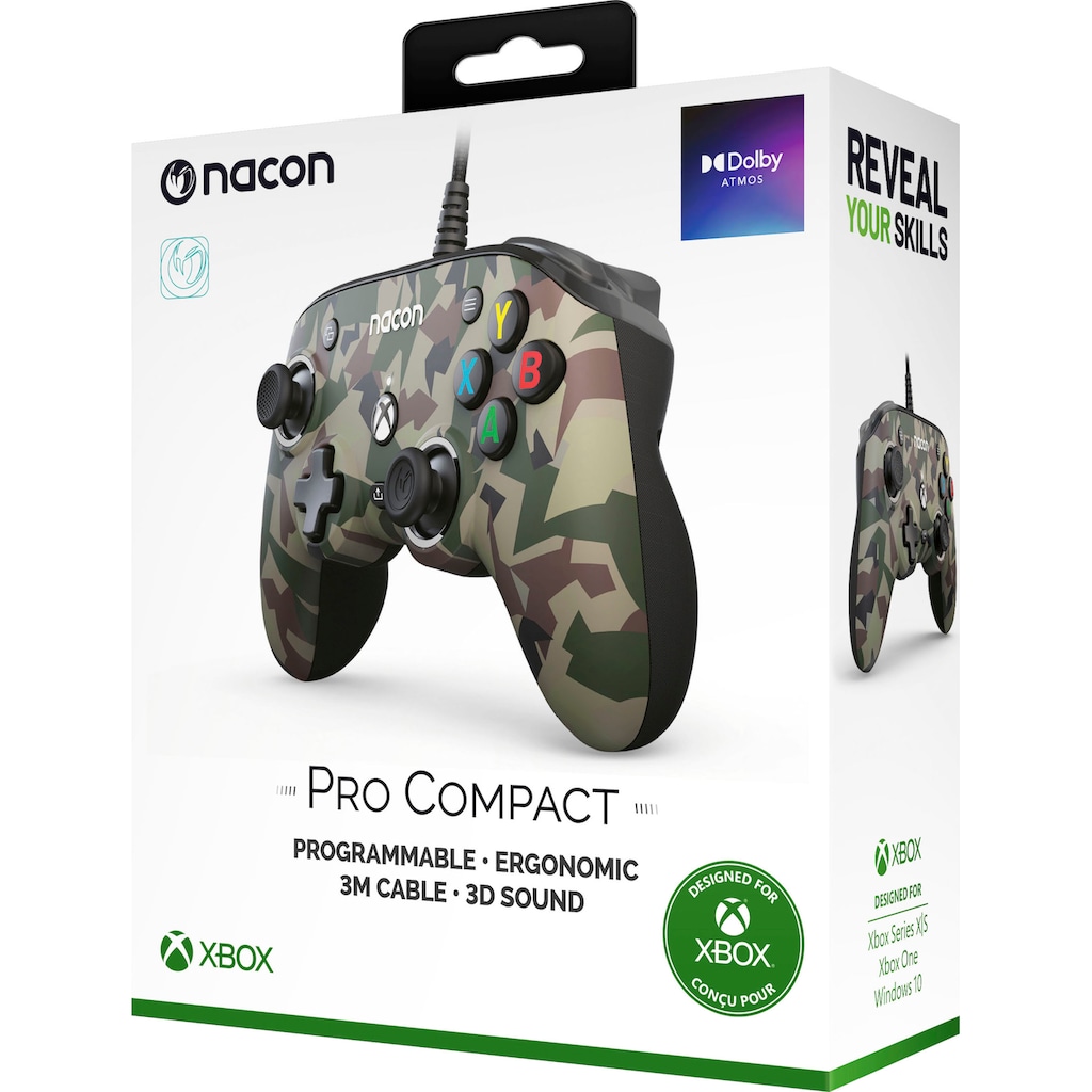 nacon Gaming-Controller »NA010350 Xbox Compact Controller PRO, kabelgebunden, 3D-Klang«