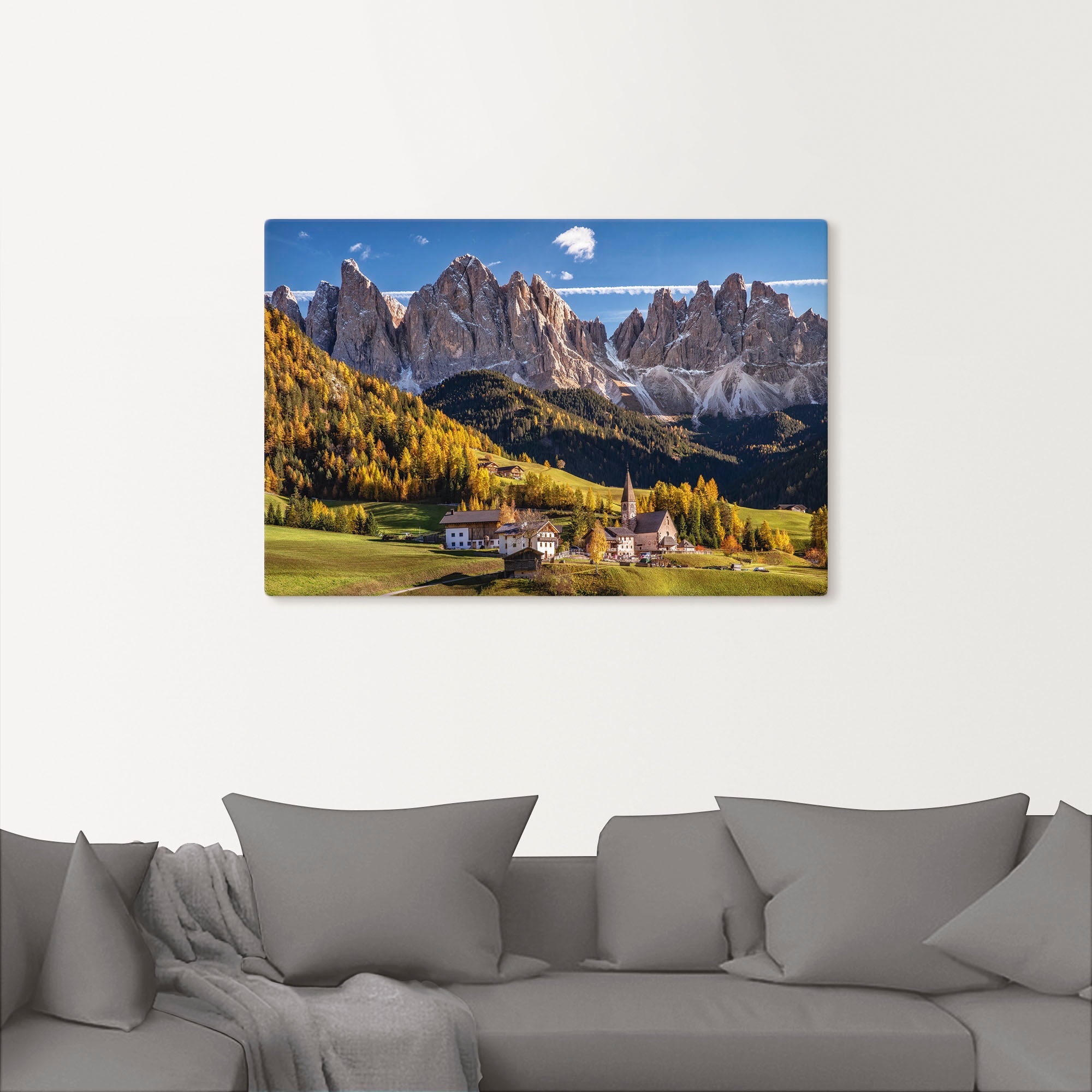 Artland Wandbild »Herbst Alpenbilder, in Leinwandbild, BAUR in oder & versch. Größen Poster Berge Alubild, Wandaufkleber St.), als (1 bestellen | Südtirol«