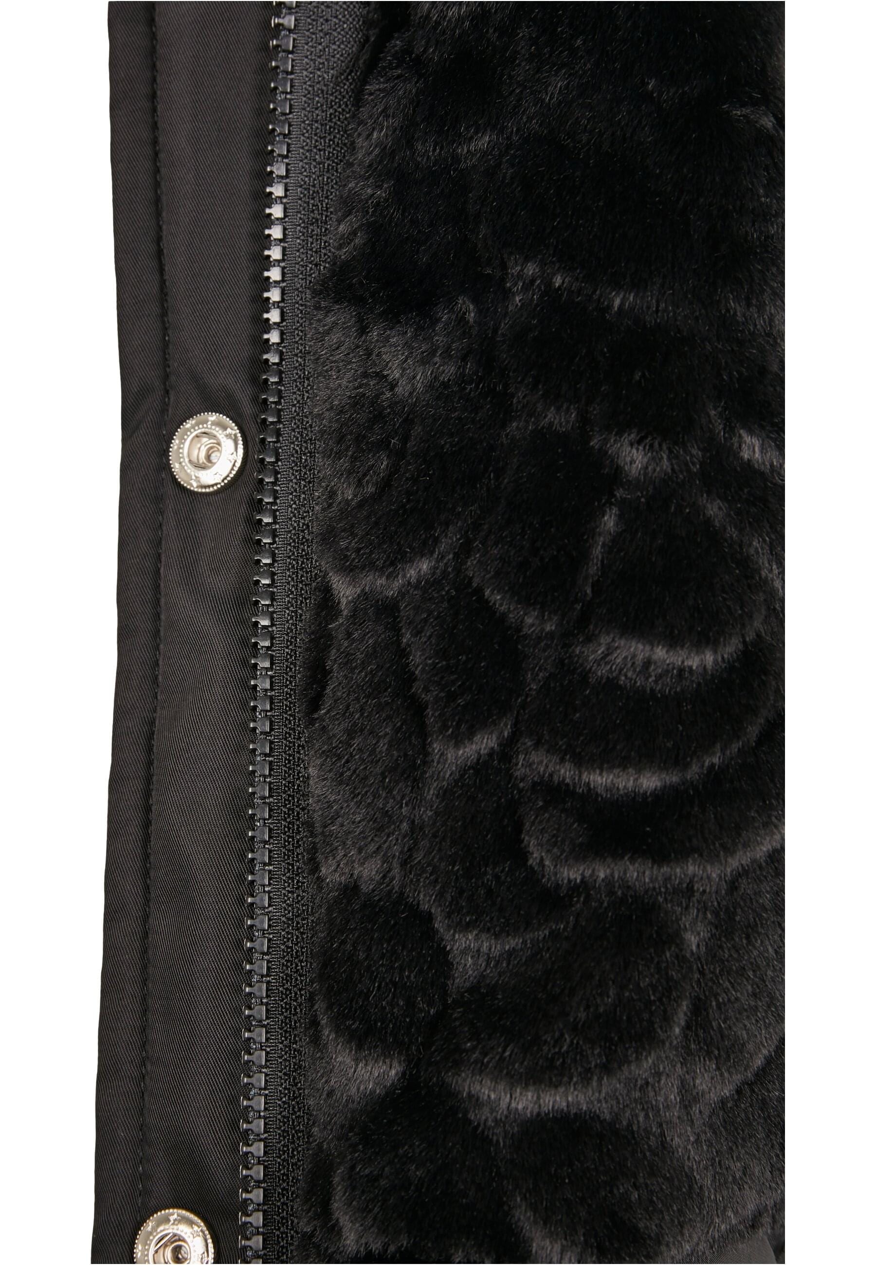 URBAN CLASSICS Winterjacke »Urban Classics Damen Ladies Faux Fur Parka«, (1 St.), mit Kapuze