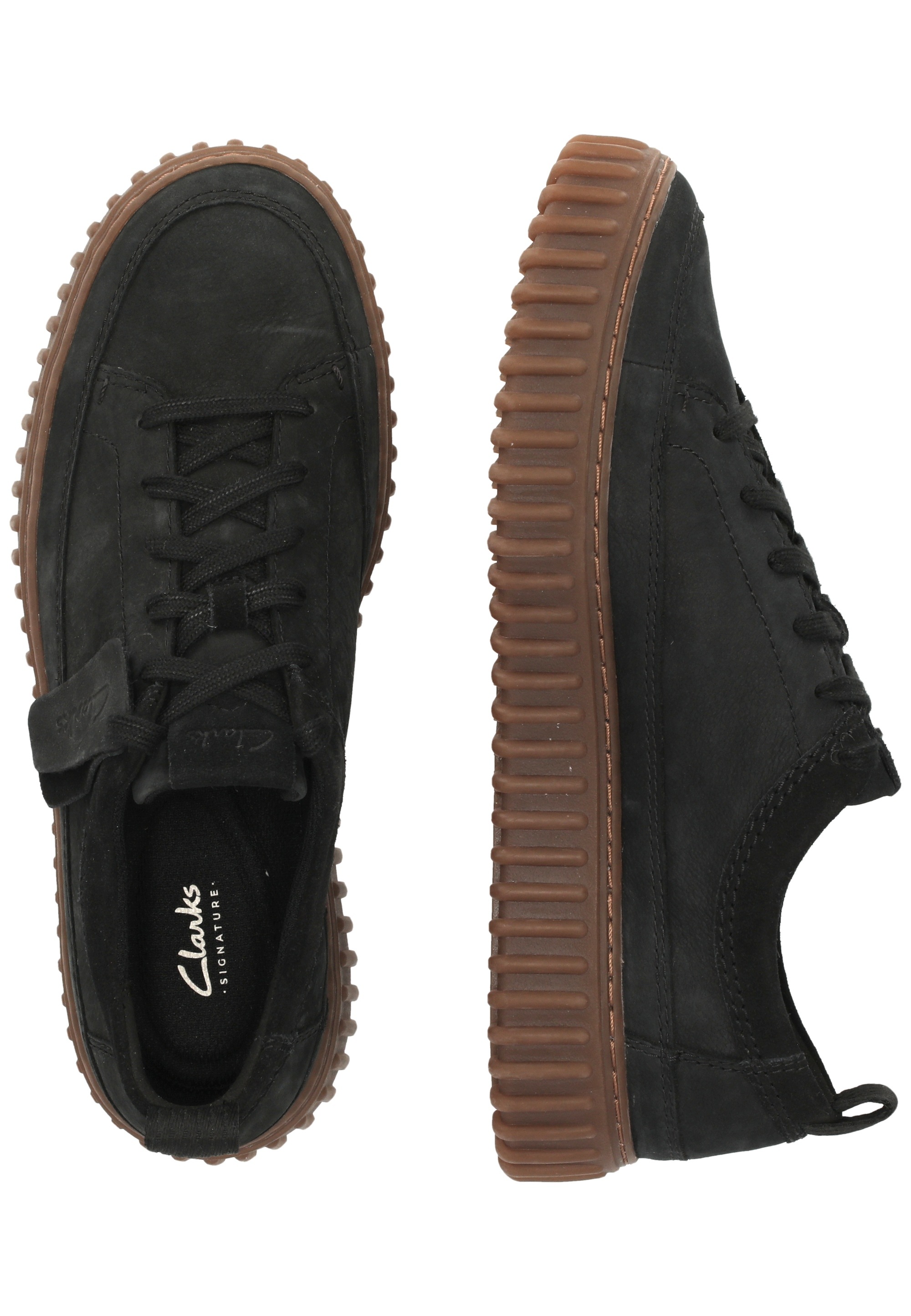 Clarks Sneaker »Torhill Lace«  mit gerippter Laufsohle