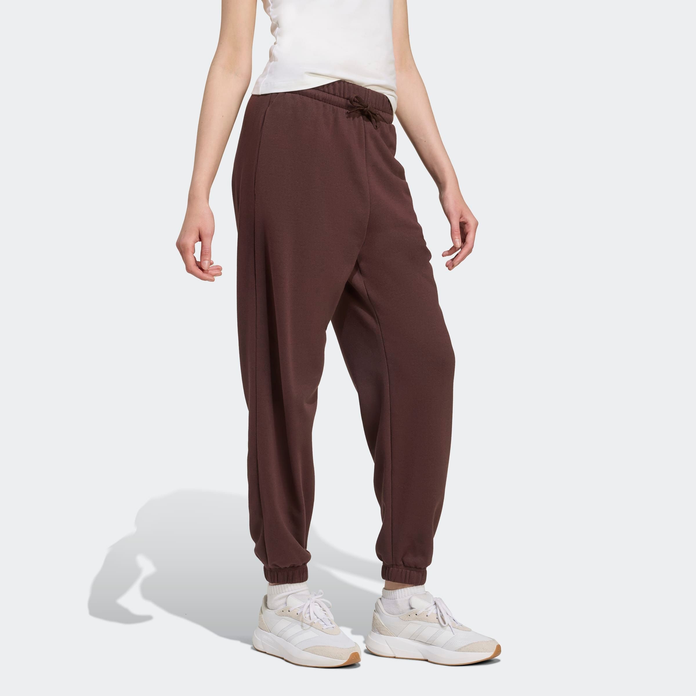 adidas Sportswear Sporthose "W LIN FT CF PT" Locker geschnitten, hoher Bund günstig online kaufen