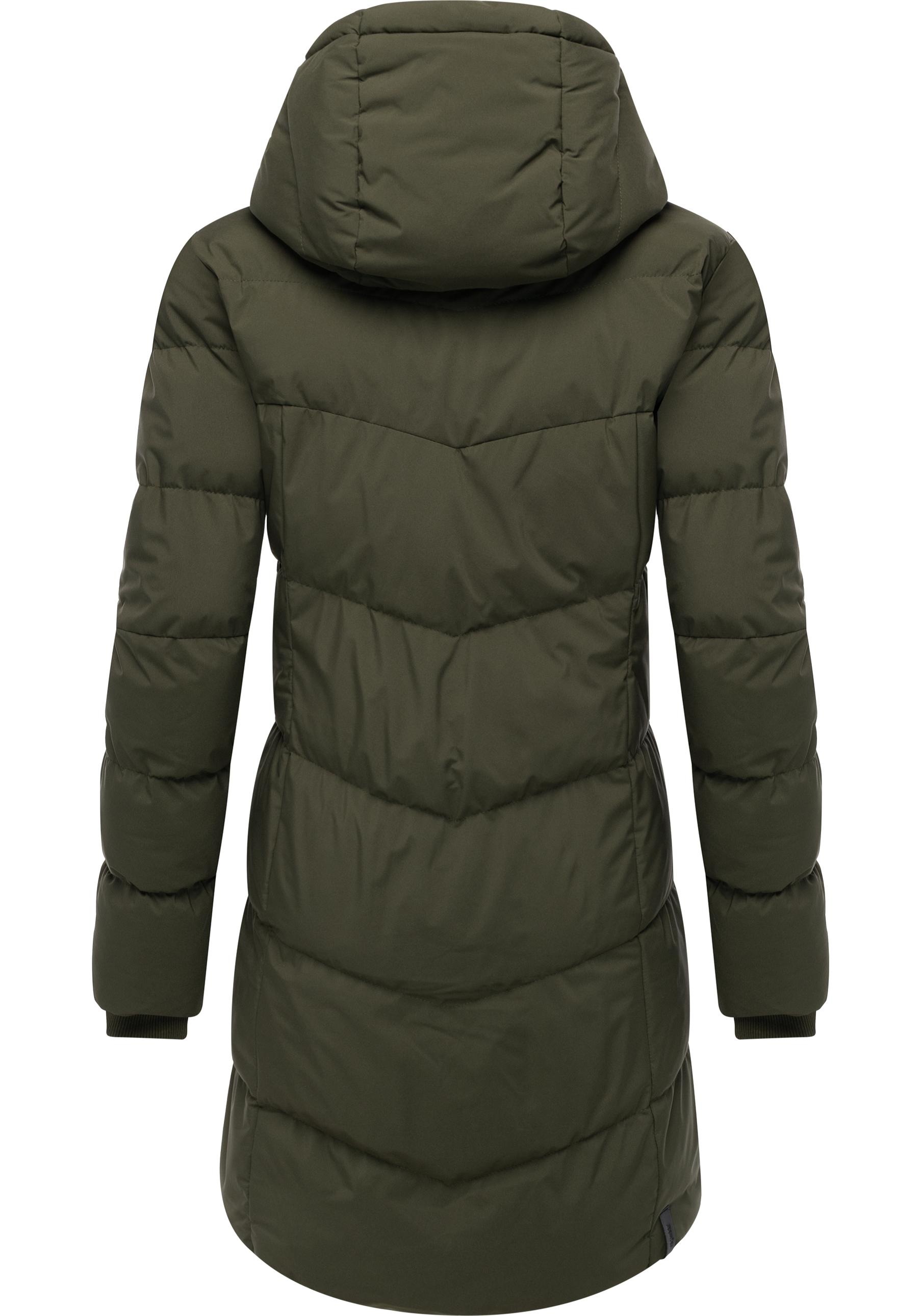 Ragwear Wintermantel »Pavla Soft YOUMODO«, Wasserdichter Steppmantel mit Fleecekragen